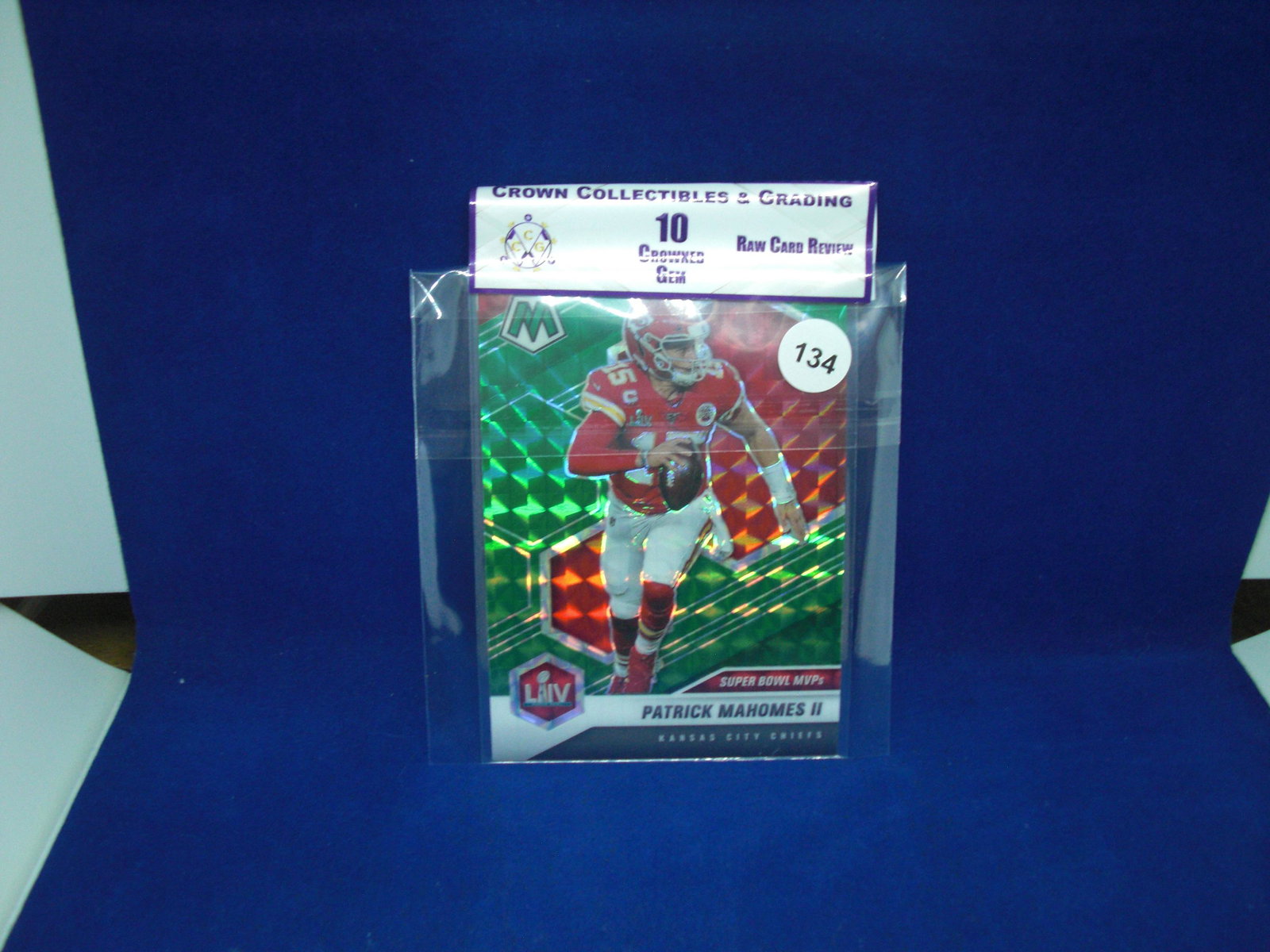 cc&g raw review graded mint 10 patrick mahomes (1 of 1)