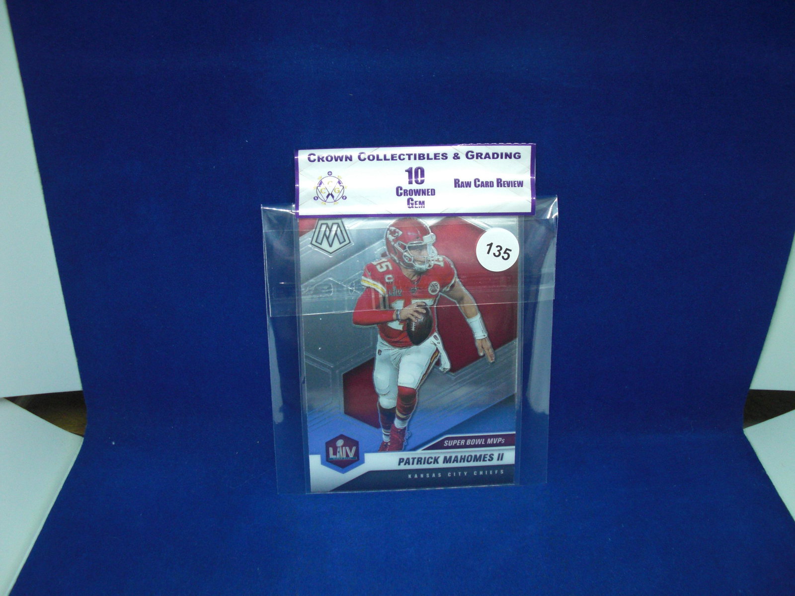 cc&g raw review graded mint 10 patrick mahomes: raw review graded