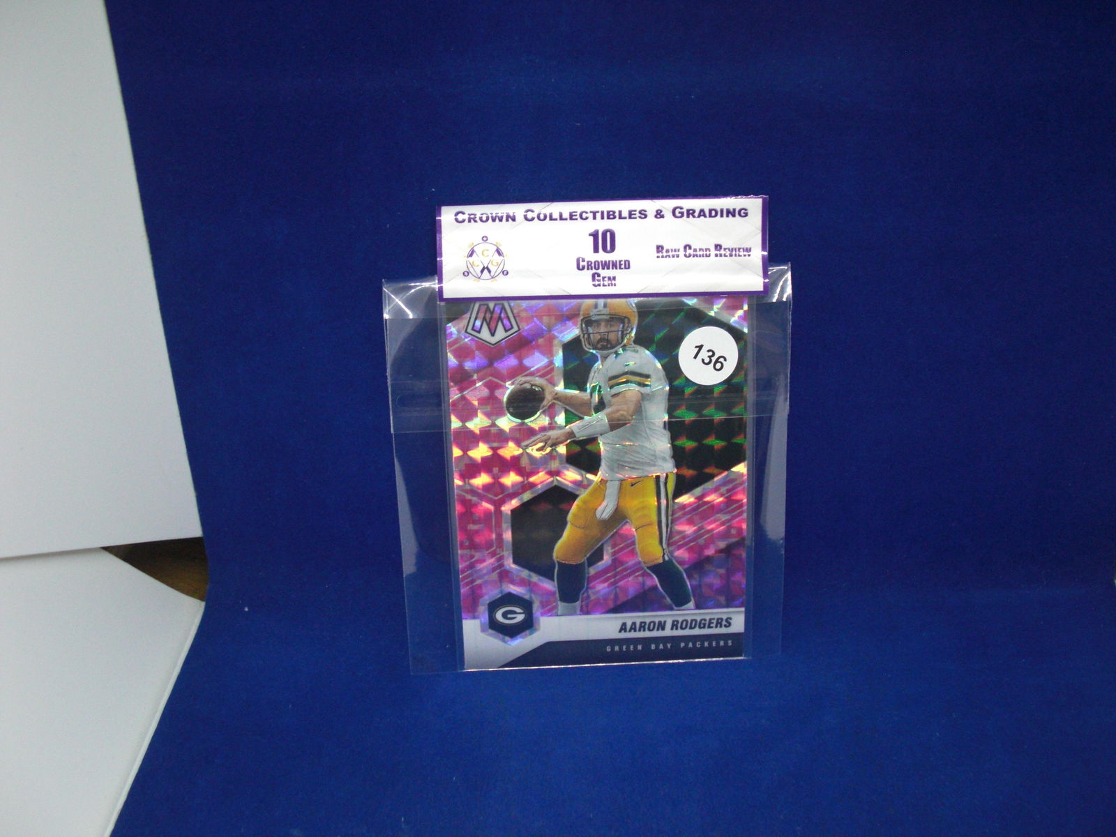 cc&g raw review graded mint 10 aaron rodgers (1 of 1)