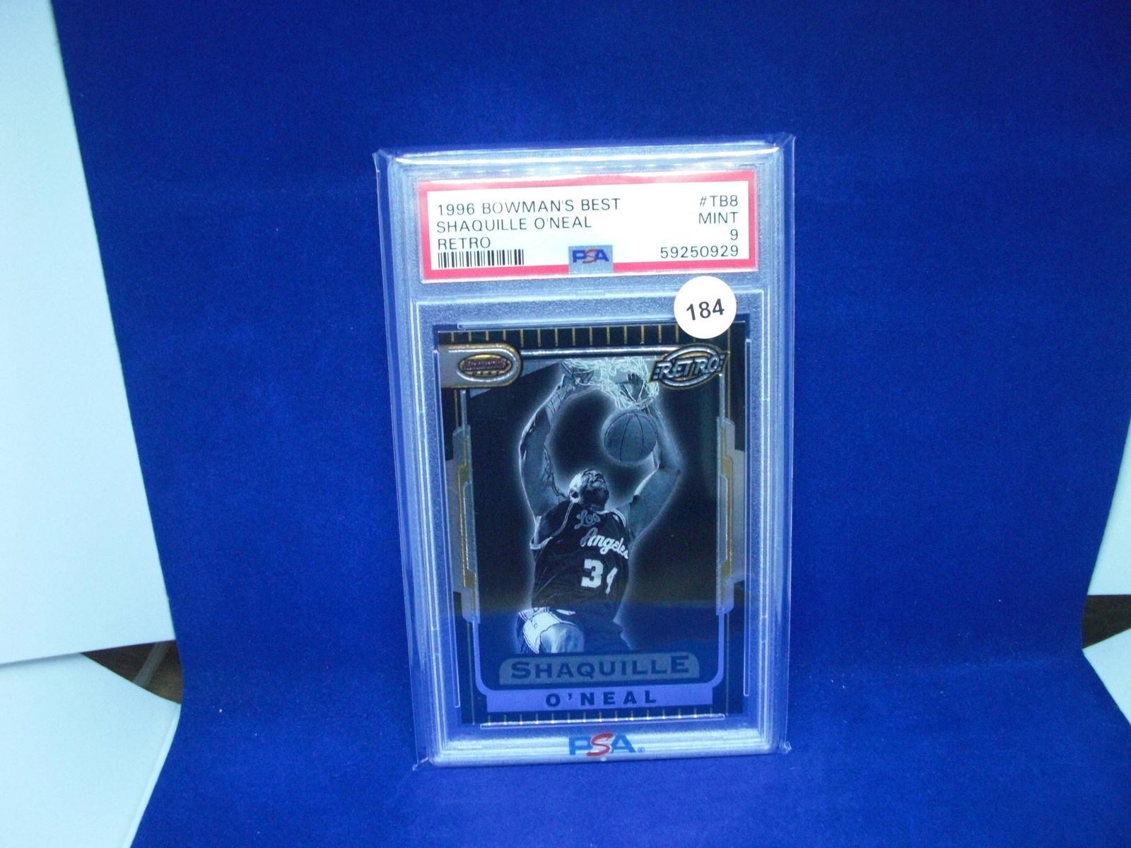 psa graded mint 9 1998 shaquille o'neal retro (1 of 1)