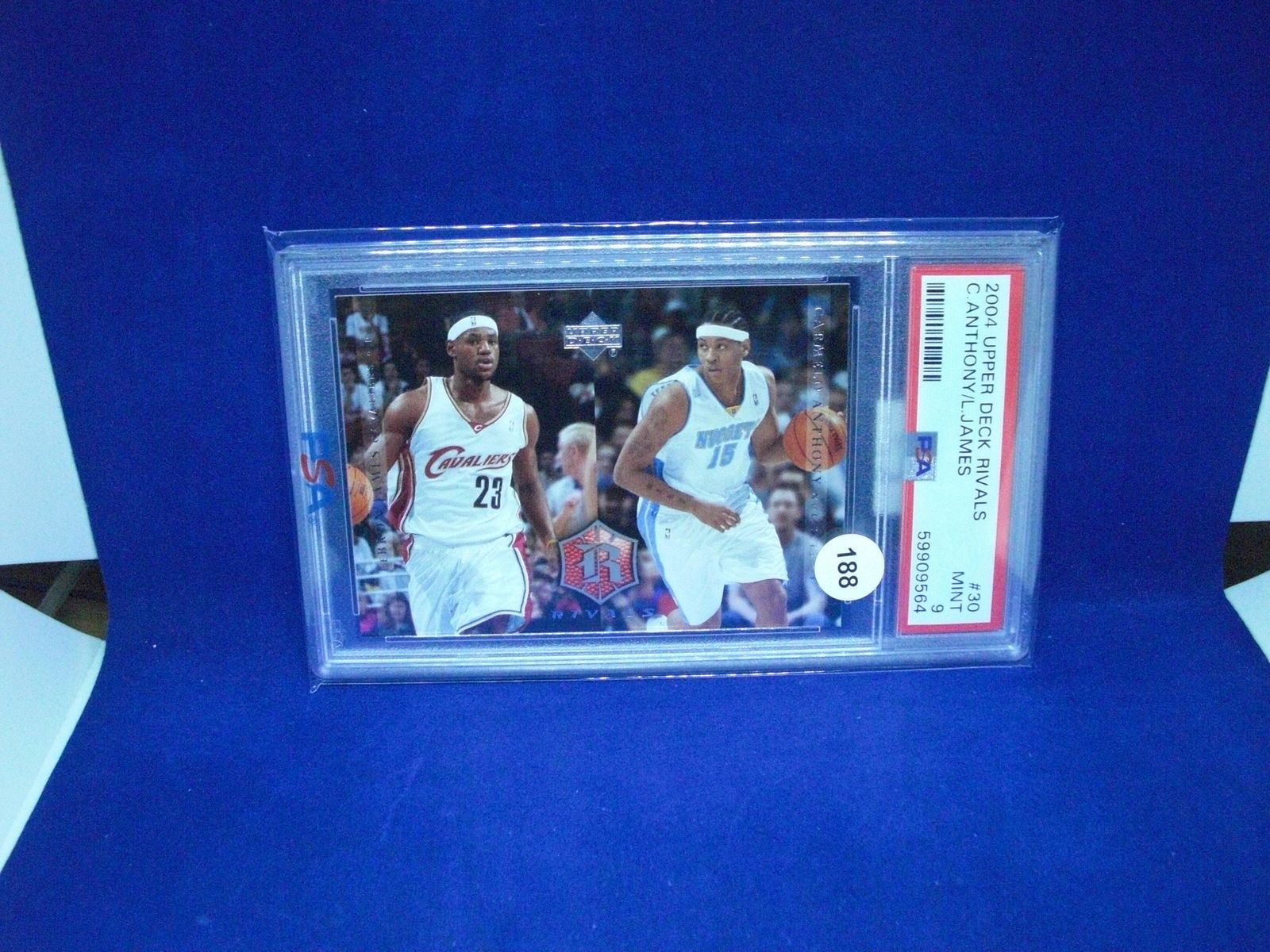 psa graded mint 9 2004 c.anthony l james (1 of 1)