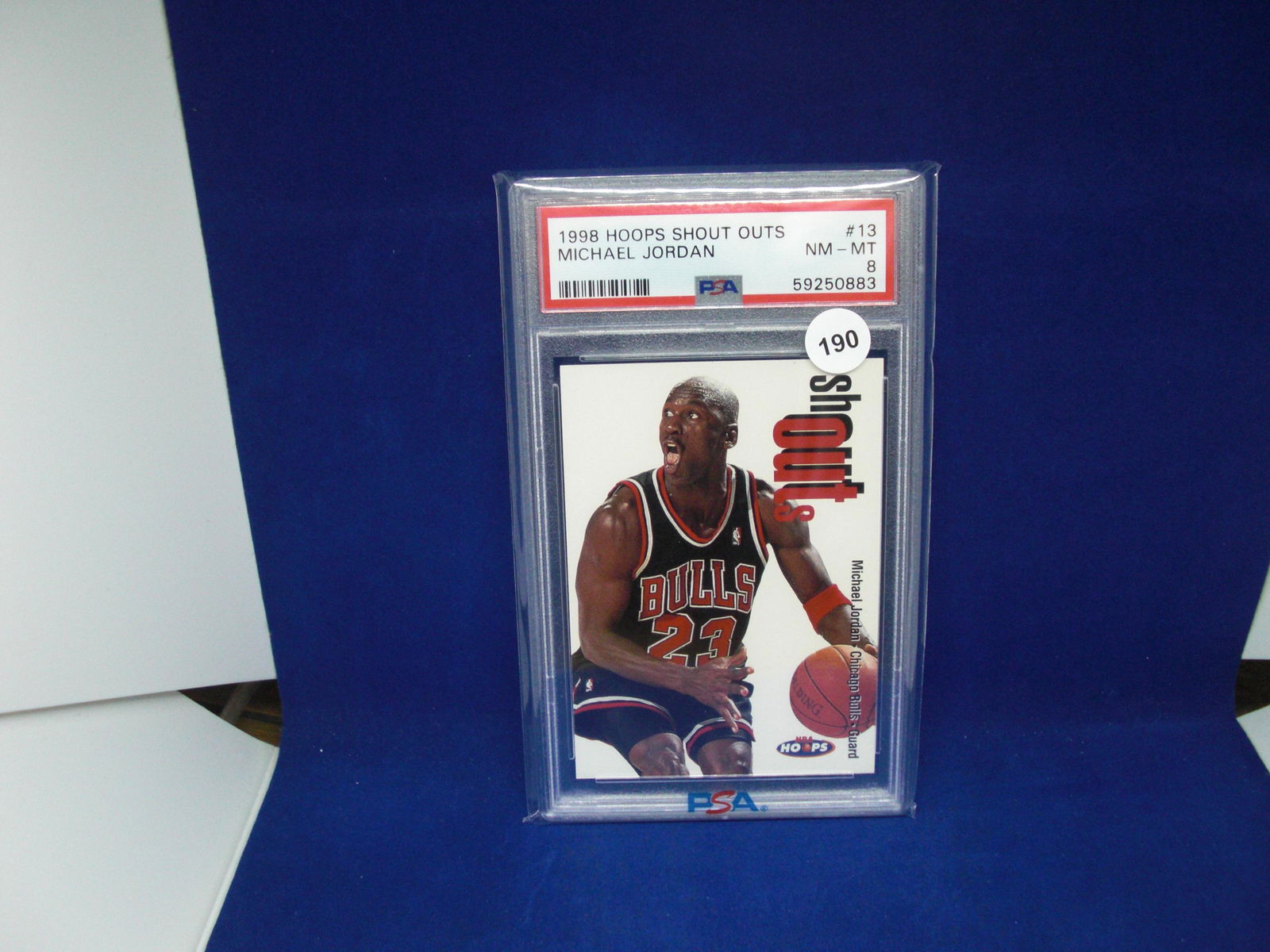 psa graded mint 8 1998 michael jordan (1 of 1)