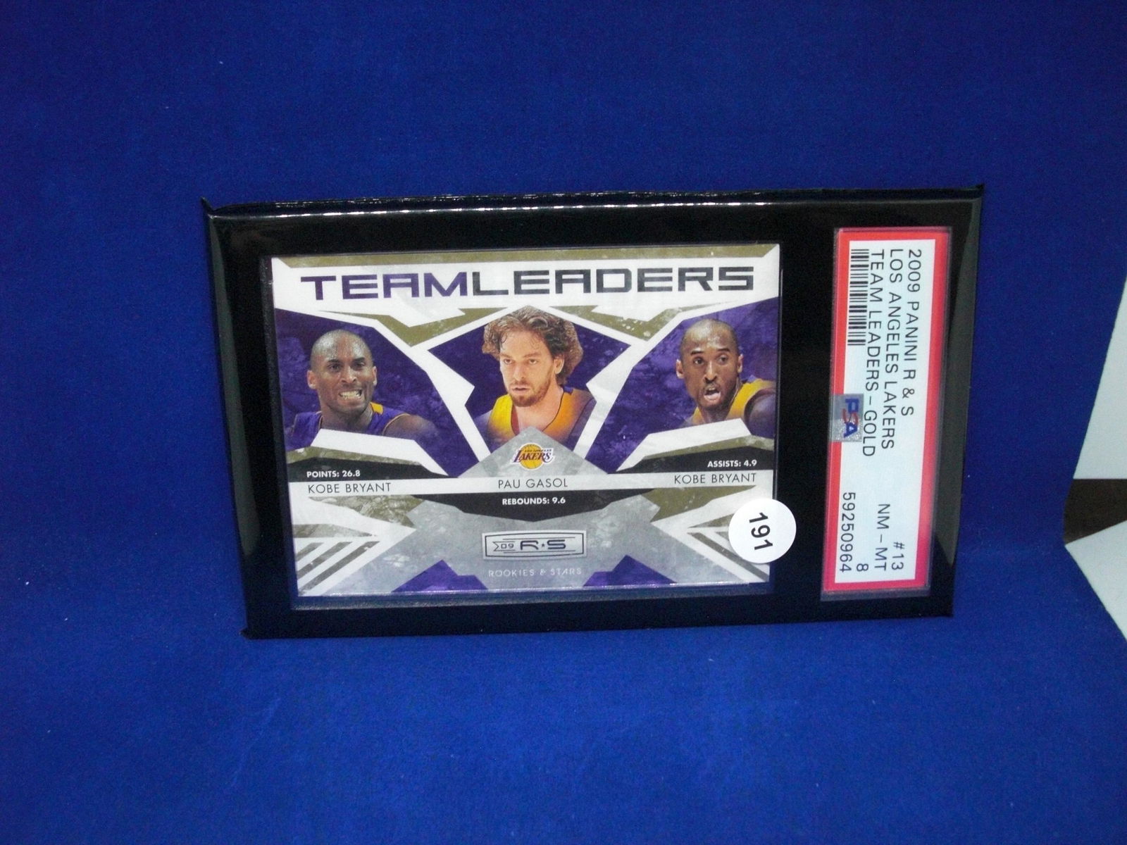 psa graded mint 8 2009 los angeles lakers (1 of 1)