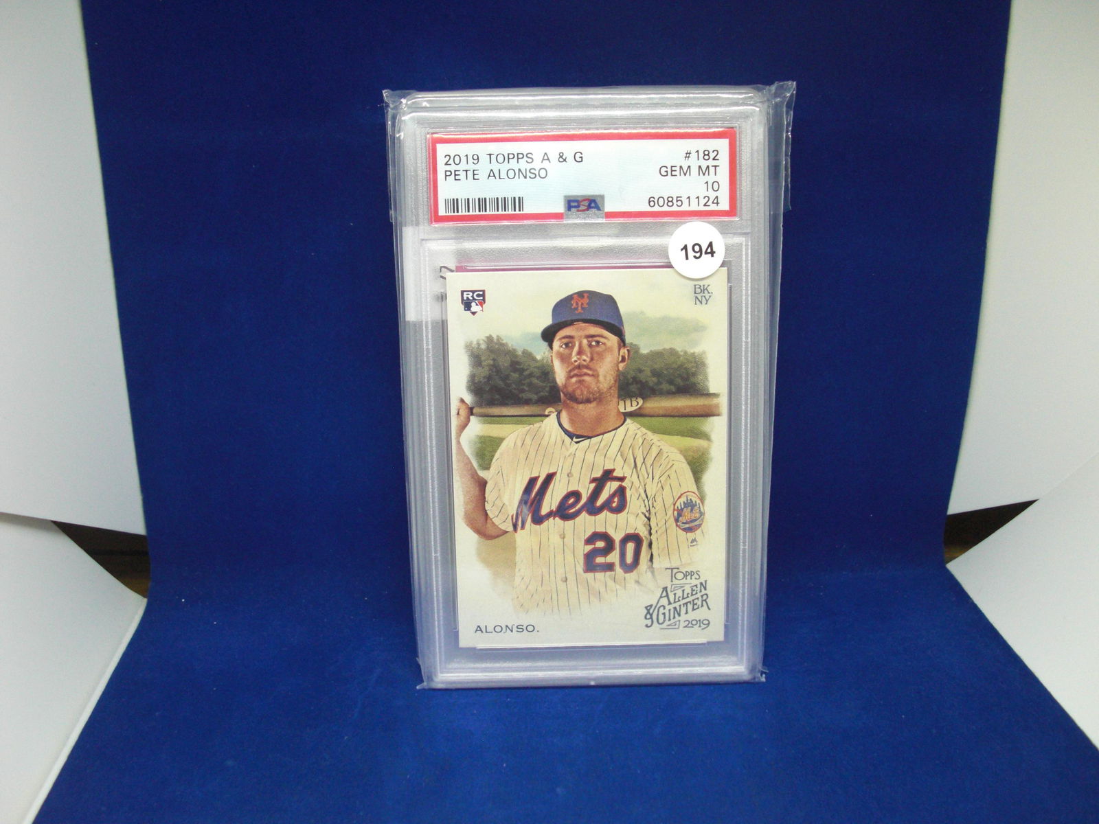 psa graded mint 10 2019 pete alonso rookie (1 of 1)
