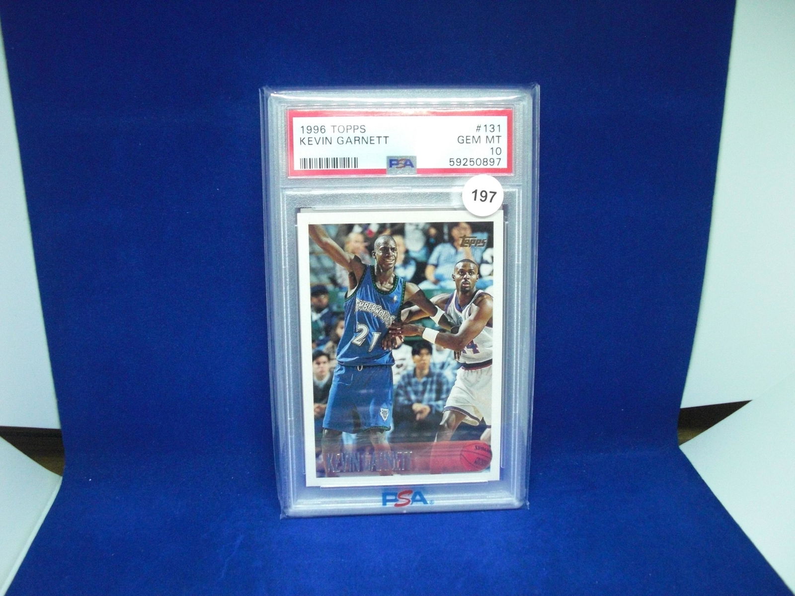 psa graded mint 10 1996 kevin garnett (1 of 1)