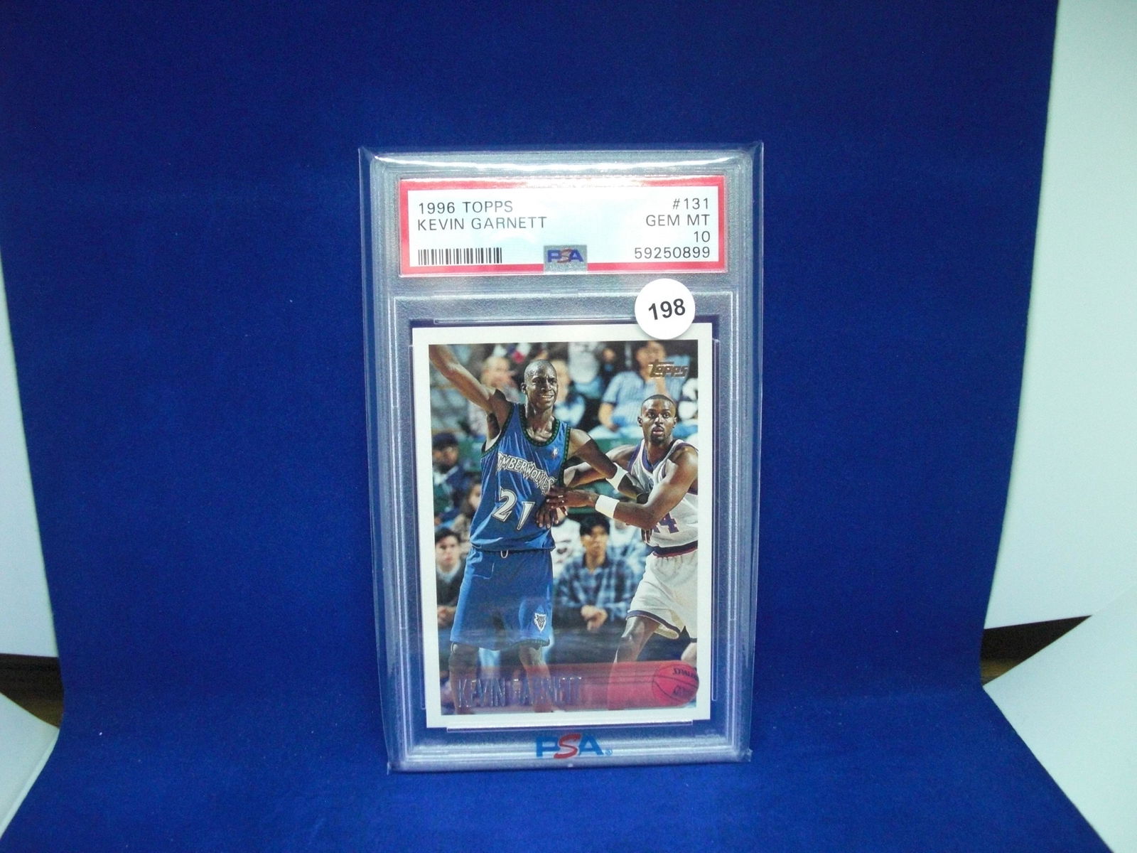 psa graded mint 10 1996 kevin garnett (1 of 1)
