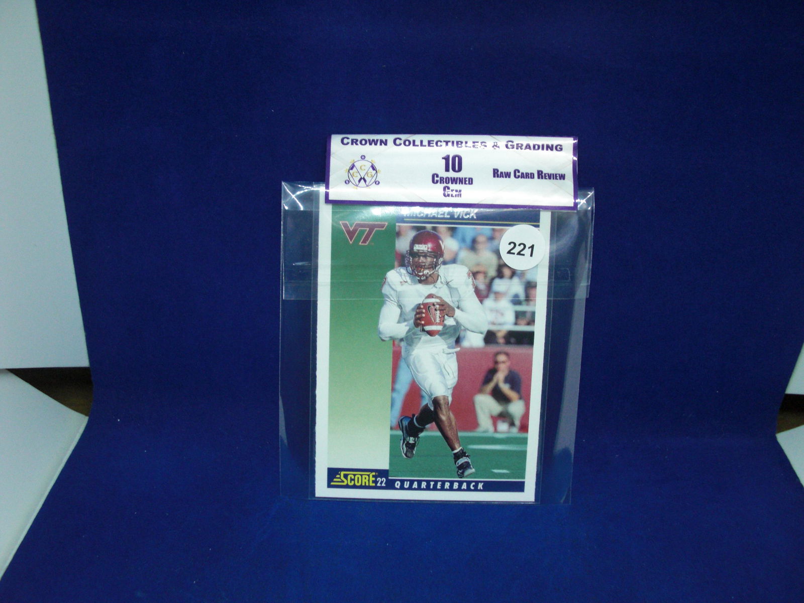 cc&g raw review graded mint 10 michael vick (1 of 1)