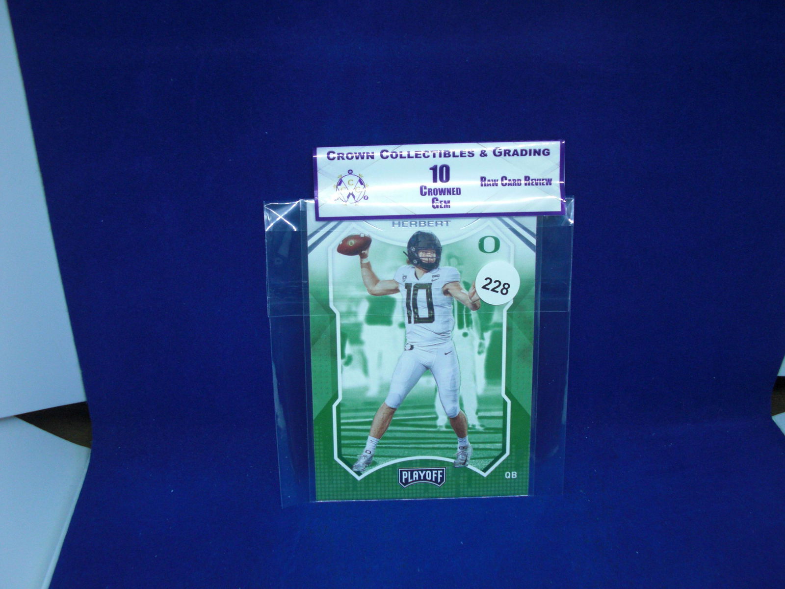 cc&g raw review  graded mint 10 justin herbert (1 of 1)