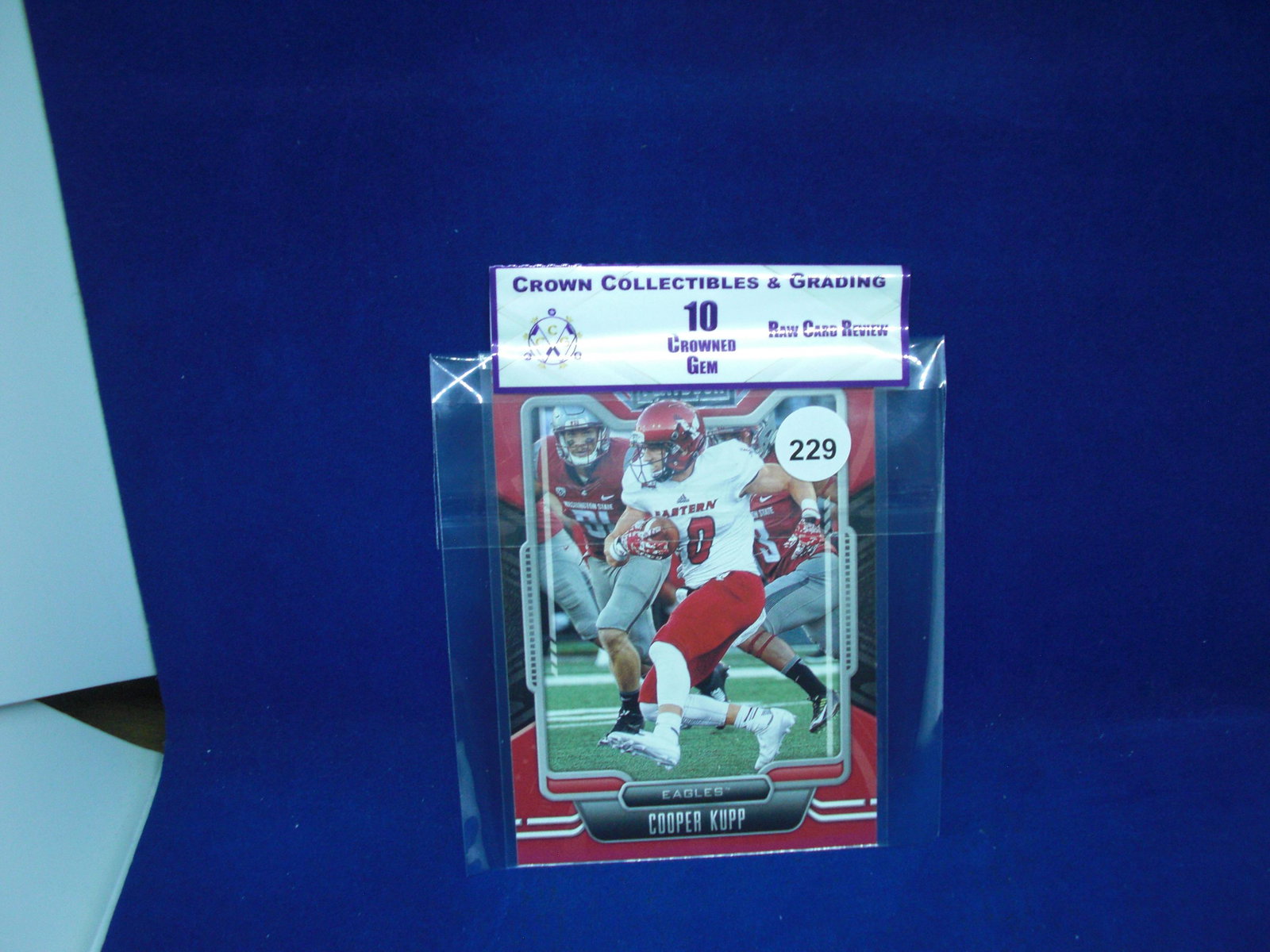 cc&g raw review graded mint 10 cooper kupp: raw review graded
