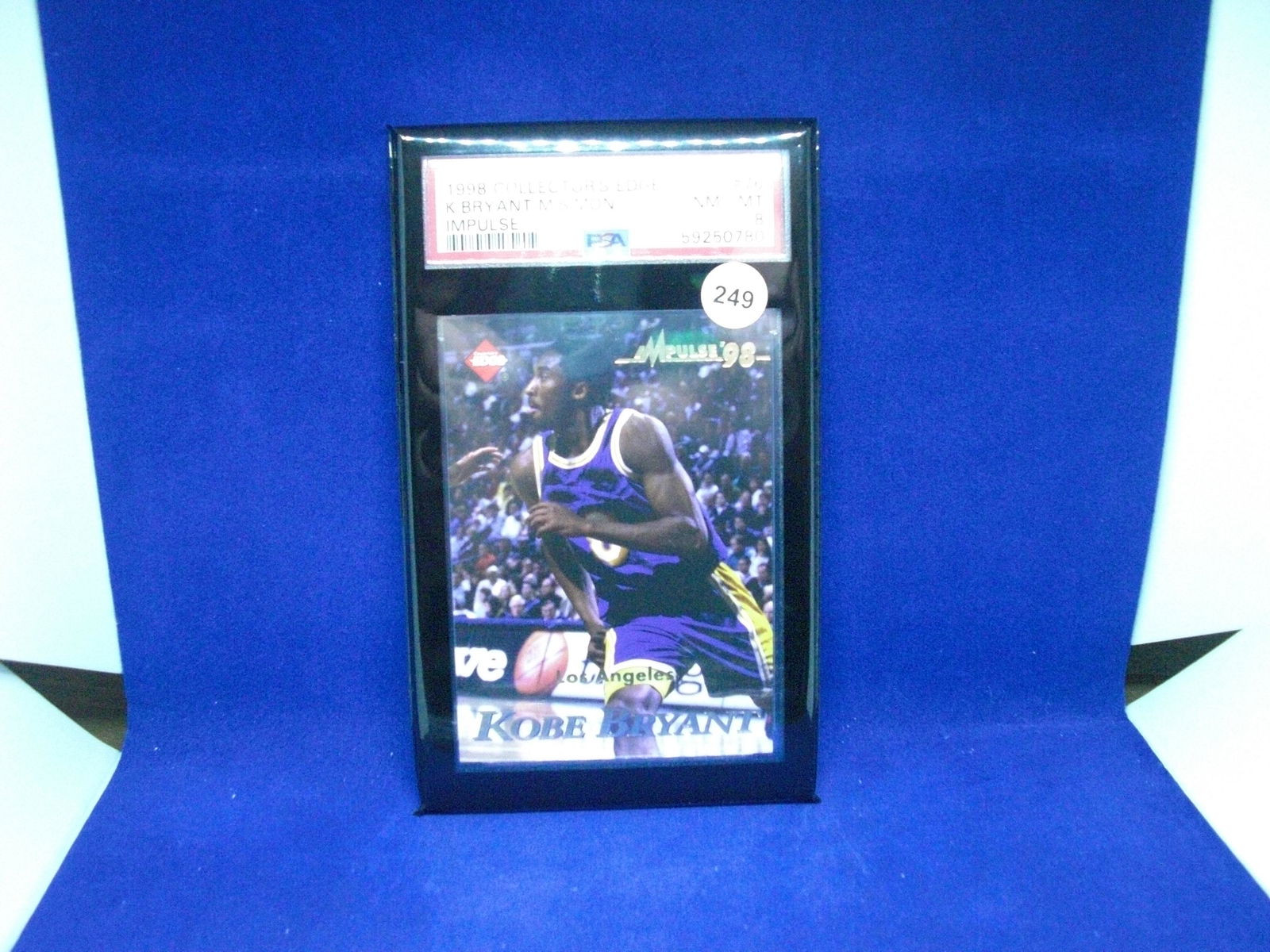 psa graded mint 8 1998 kobe bryant/m simon (1 of 1)