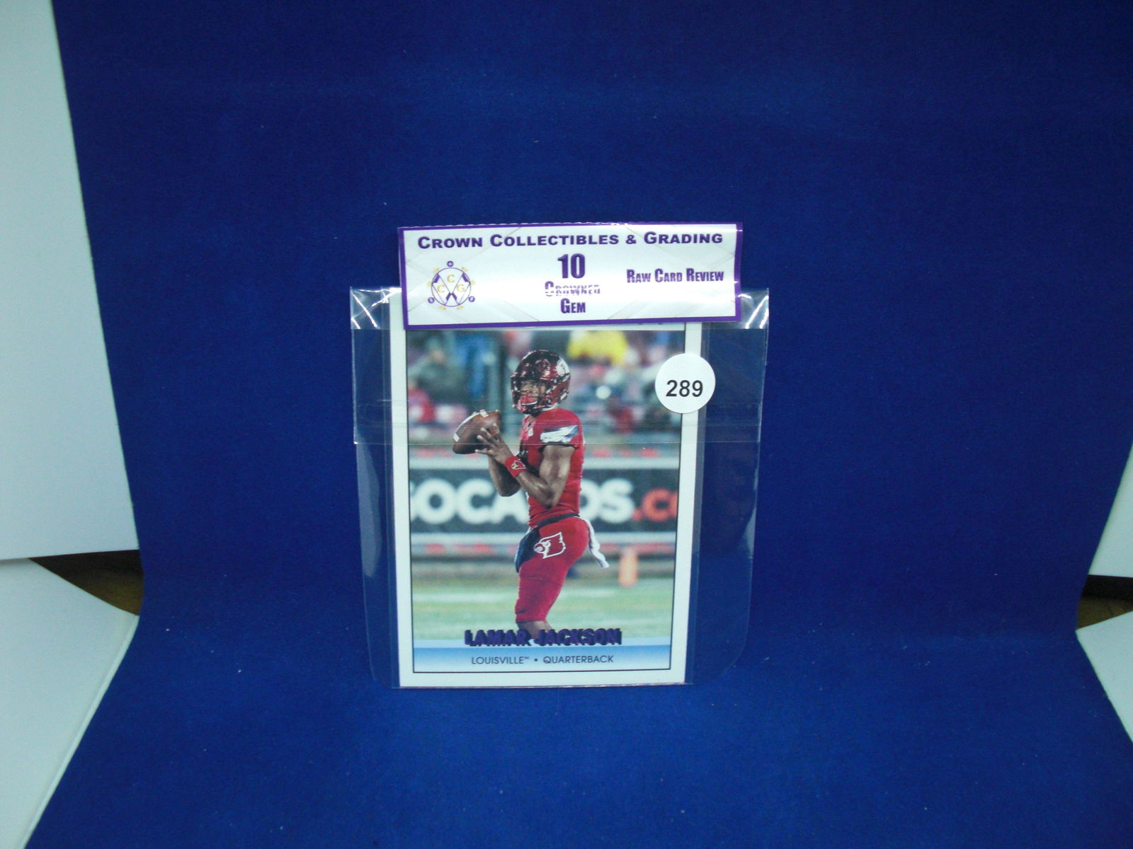 cc&g raw review graded mint 10 lamar jackson (1 of 1)