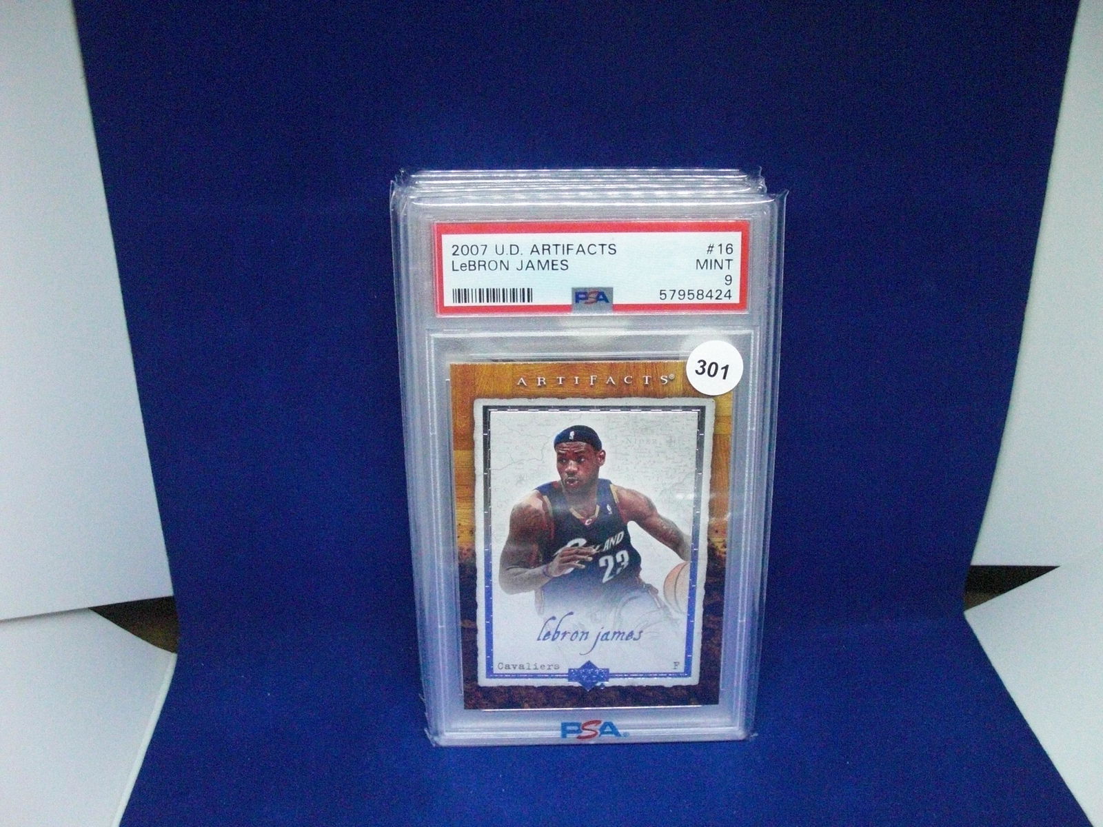 psa graded mint 9 2007 lebron james (1 of 1)