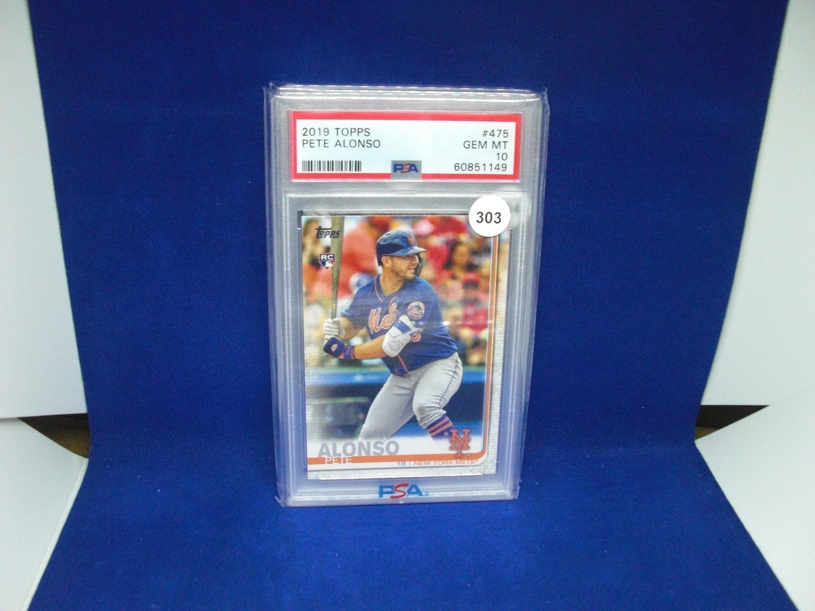 psa graded mint 10 2019 pete alonso rookie (1 of 1)