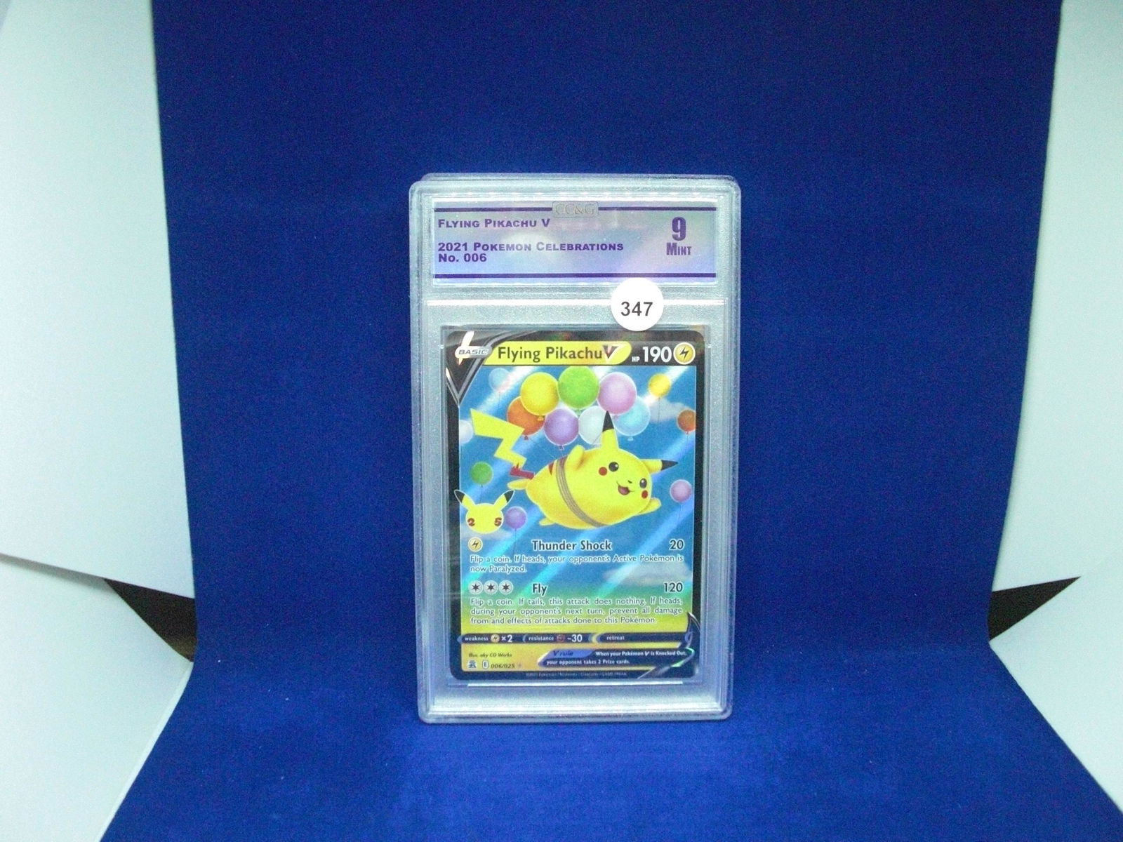 cc&g graded mint 9 flying pikachu v (1 of 1)