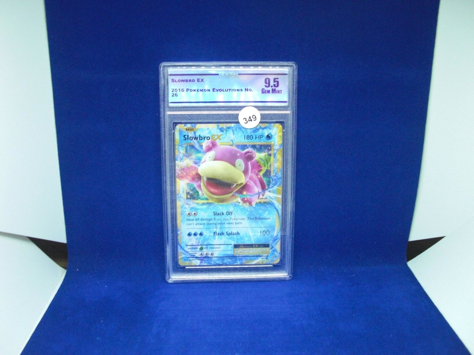 cc&g graded mint 9.5 slowbro ex (1 of 1)