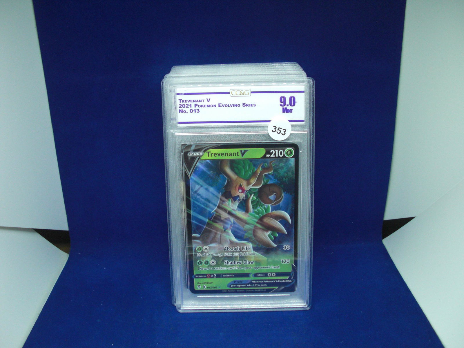 cc&g graded mint 9 trevenant v (1 of 1)
