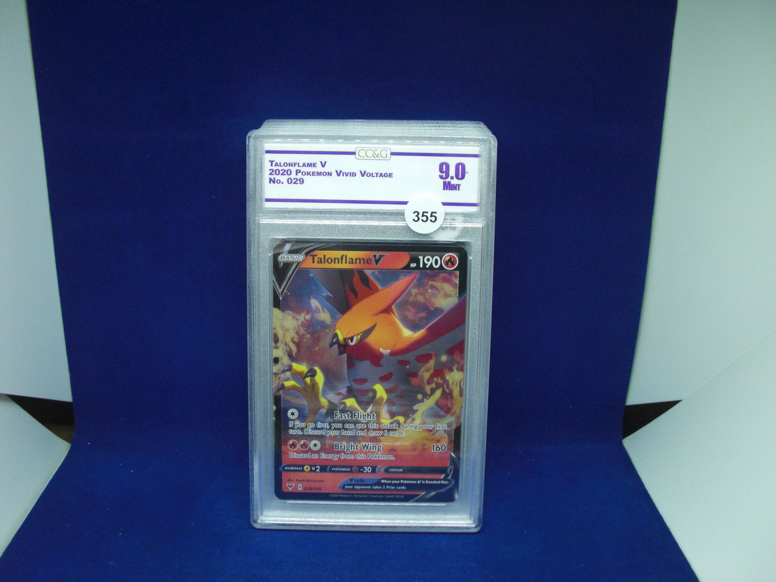 cc&g graded mint 9 talonflame v (1 of 1)