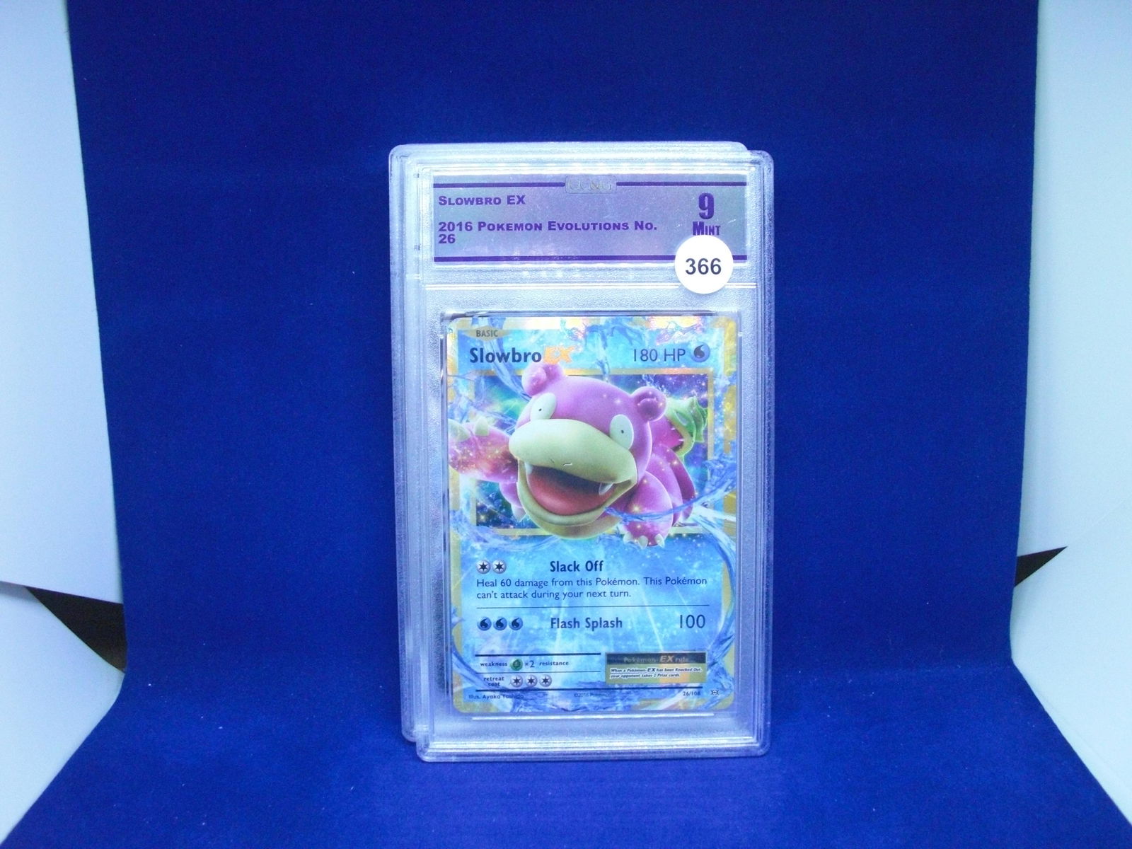 cc&g graded mint 9 slowbro ex (1 of 1)