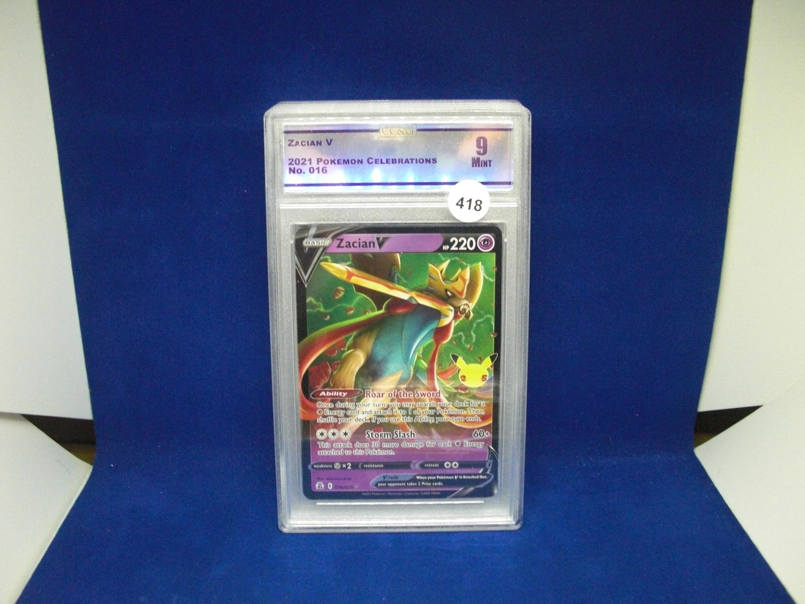 cc&g graded mint 9 zacian v (1 of 1)