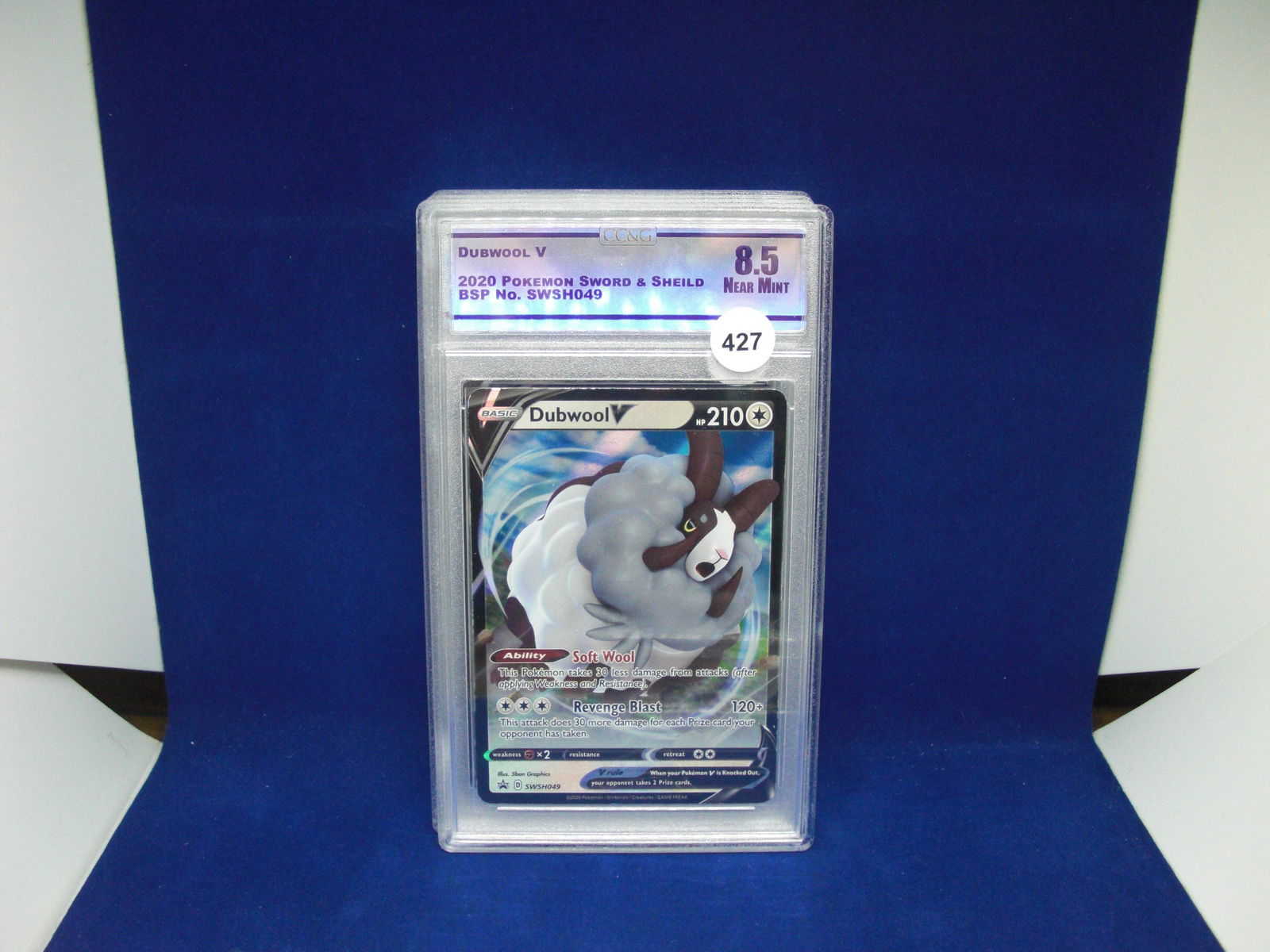 cc&g graded mint 8.5 dubwool v (1 of 1)