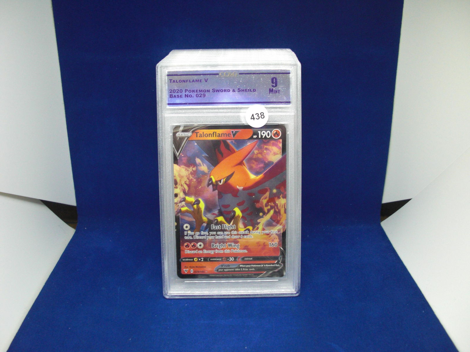 cc&g graded mint 9 talonflame v (1 of 1)