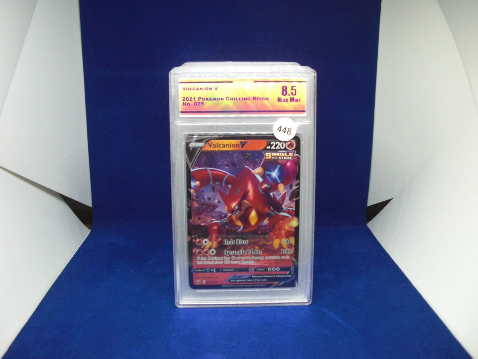 cc&g graded mint 8.5 volcanion v (1 of 1)