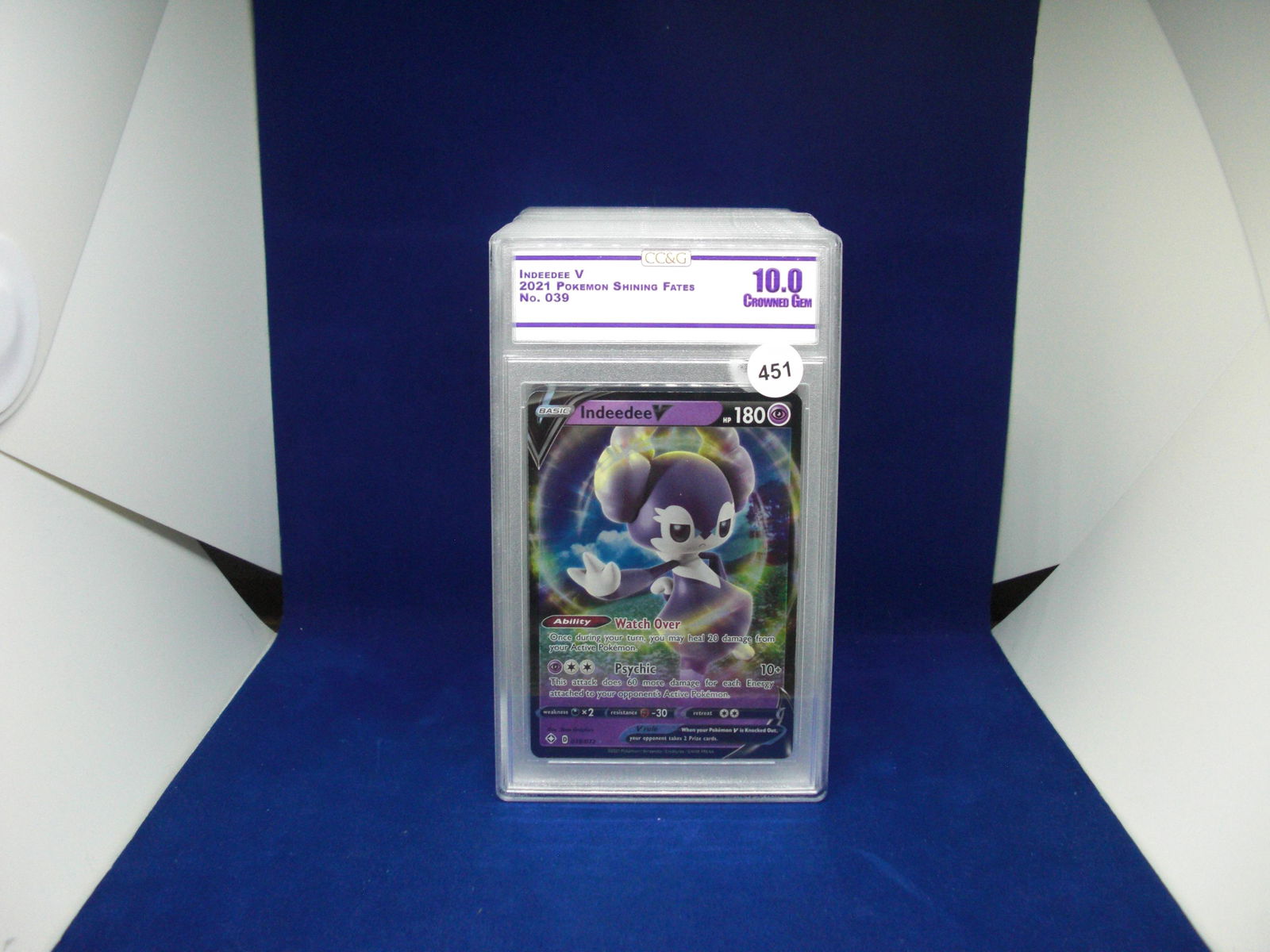 cc&g graded mint 10 indeedee v (1 of 1)