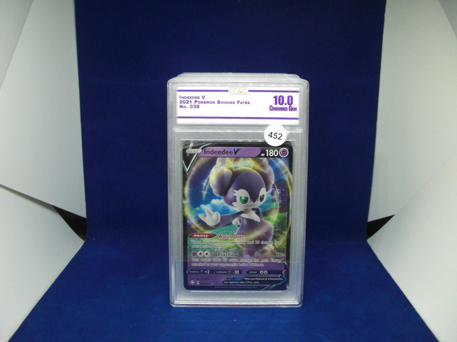 cc&g graded mint 10 indeedee v (1 of 1)