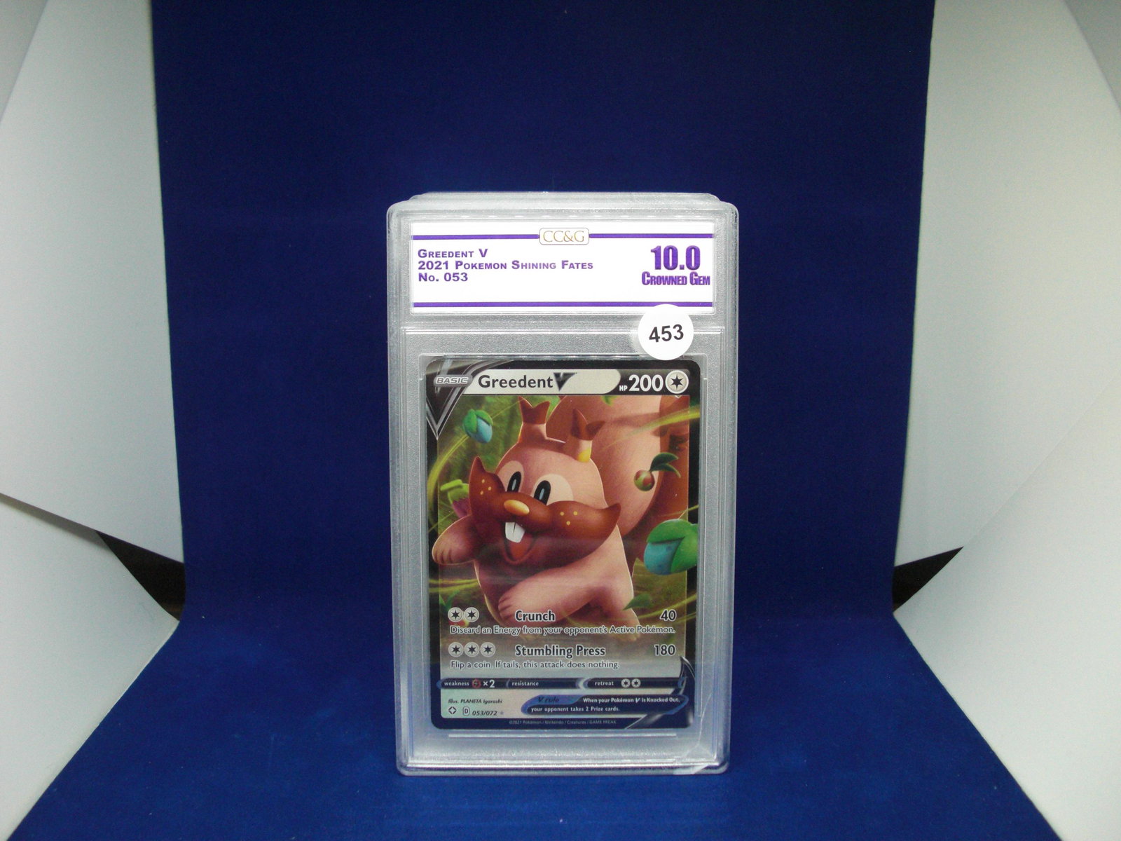 cc&g graded mint 10 greedent v (1 of 1)