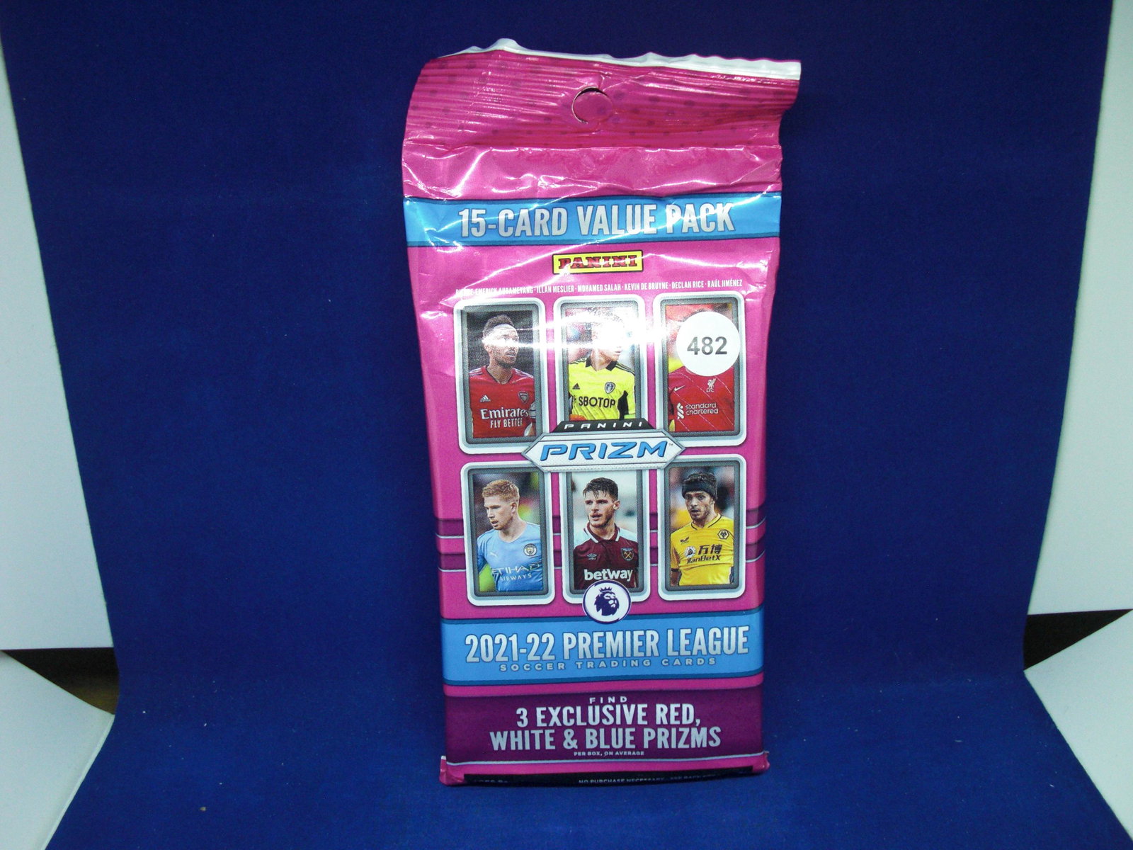 unopened pack of soccer cards: unopened
