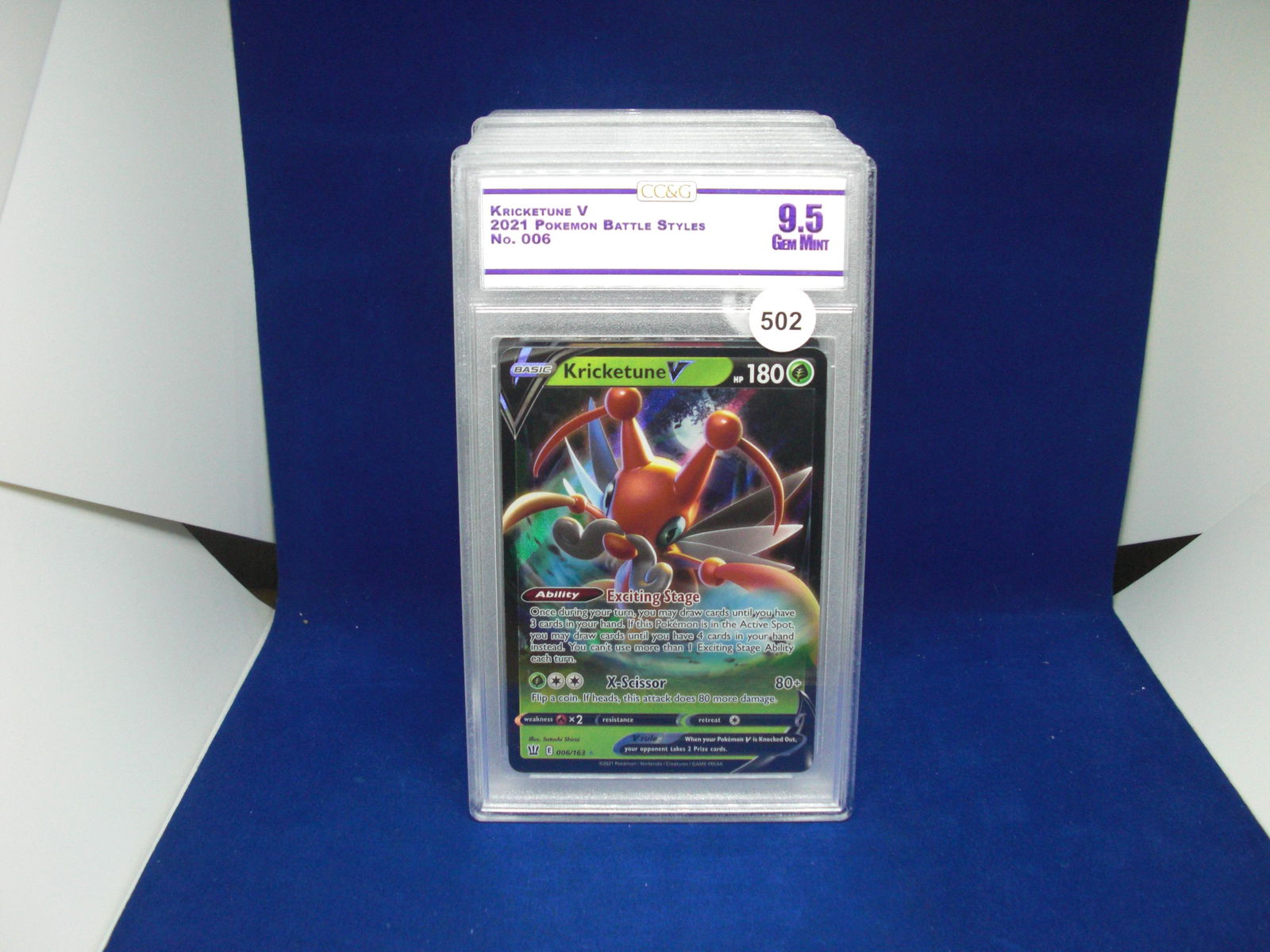 cc&g graded mint 9.5 kricketune v (1 of 1)