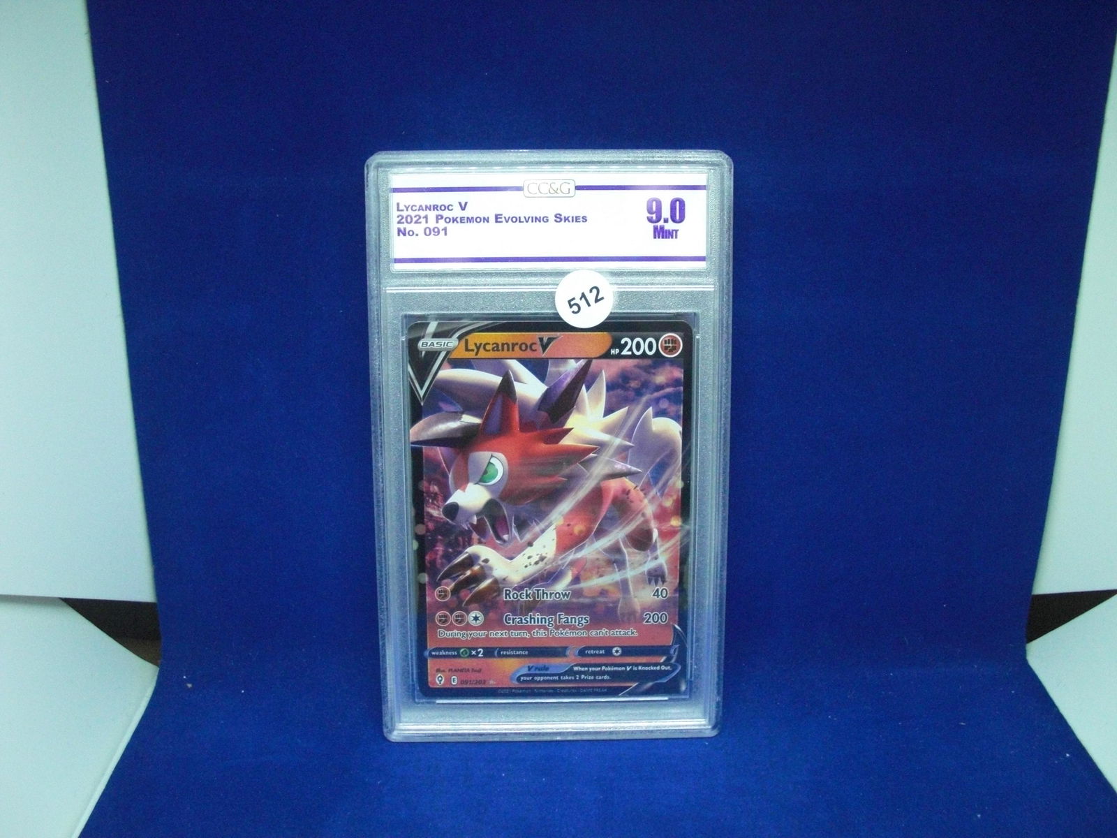 cc&g graded mint 9 lycanroc v (1 of 1)