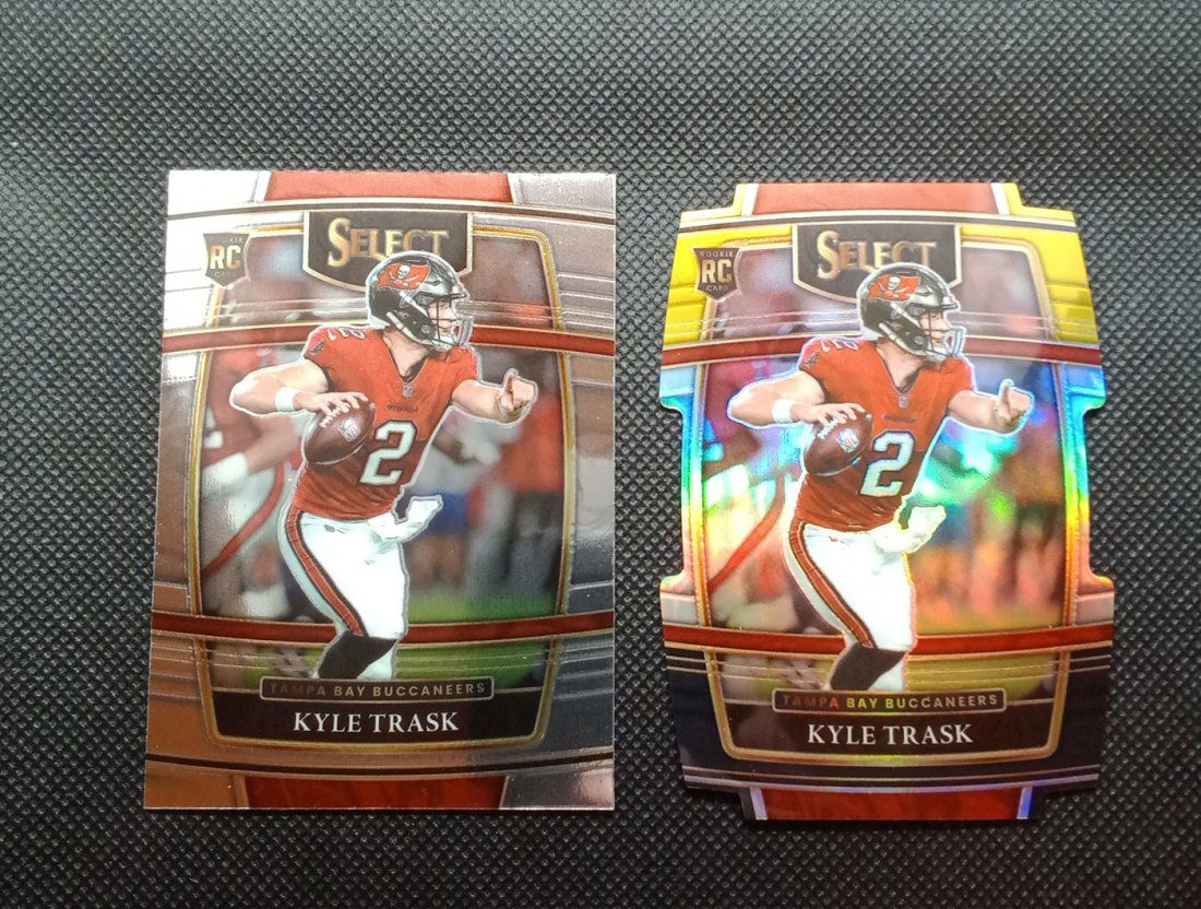 Lot of 2 Kyle Trask Rookies with exclusive die cut prizm (1 of 1)