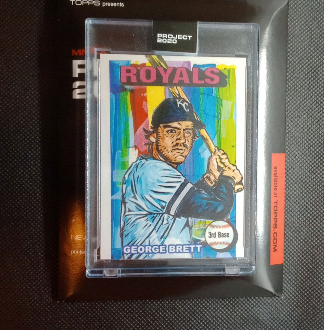Topps Project 2020 George Brett 1975 redux (1 of 3)