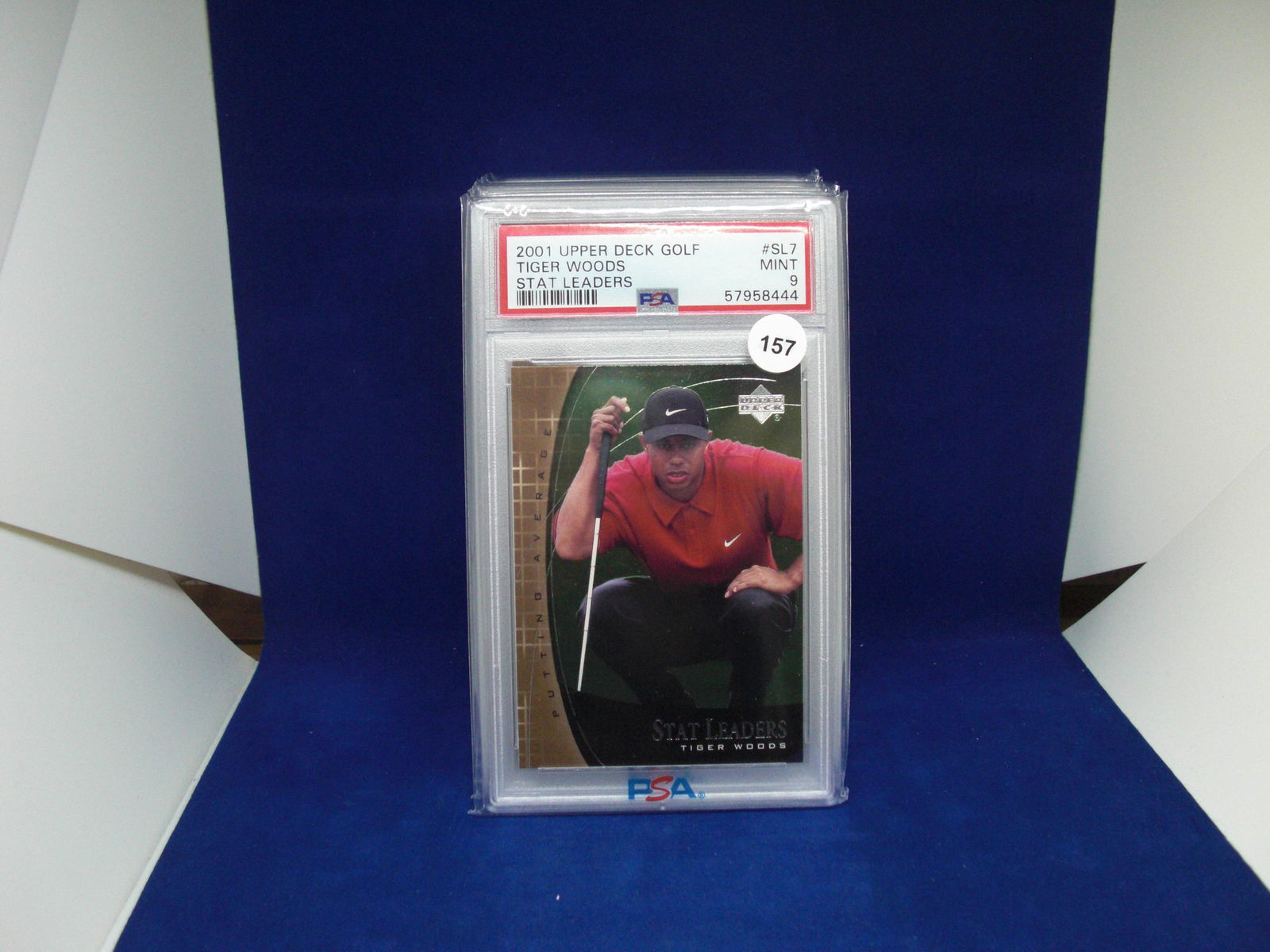 psa graded mint 9 2001 tiger woods (1 of 1)