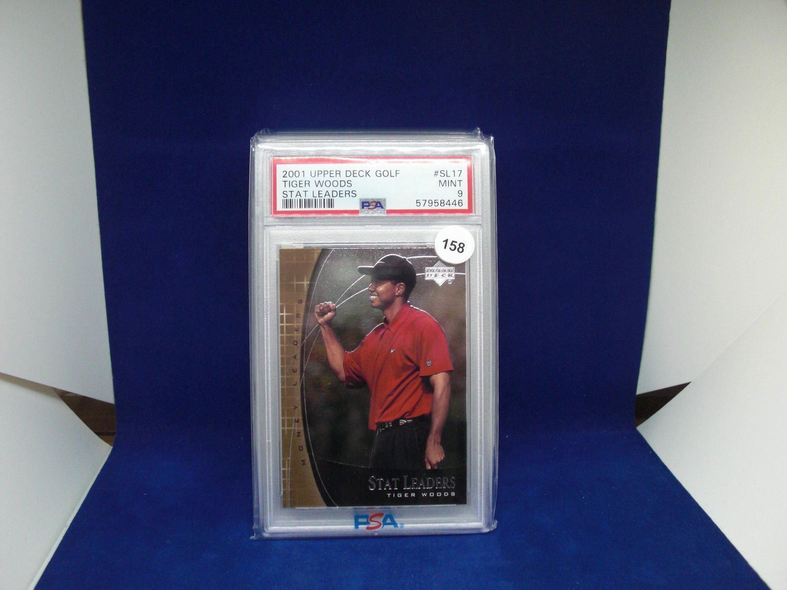psa graded mint 9 2001 tiger woods (1 of 1)