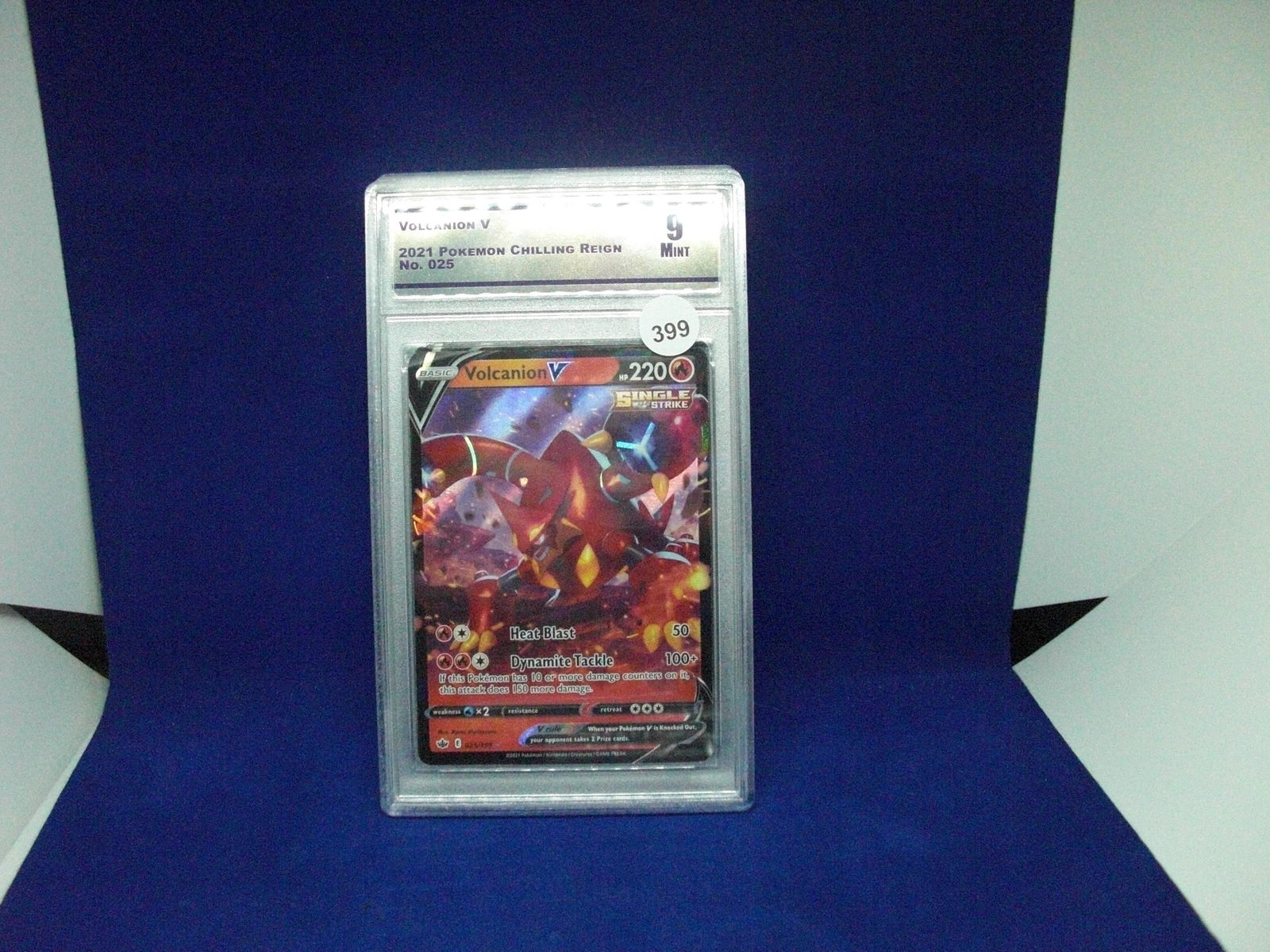 cc&g graded pokemon mint 9 volcanion v (1 of 1)