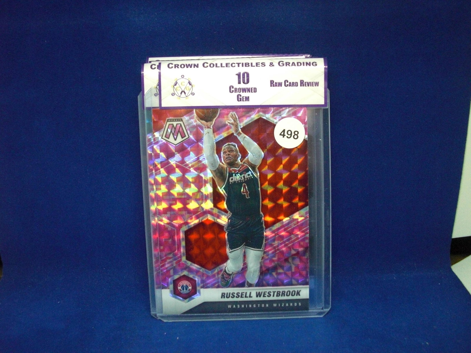 cc&g raw review graded 10 russell westbrook pink: raw review graded