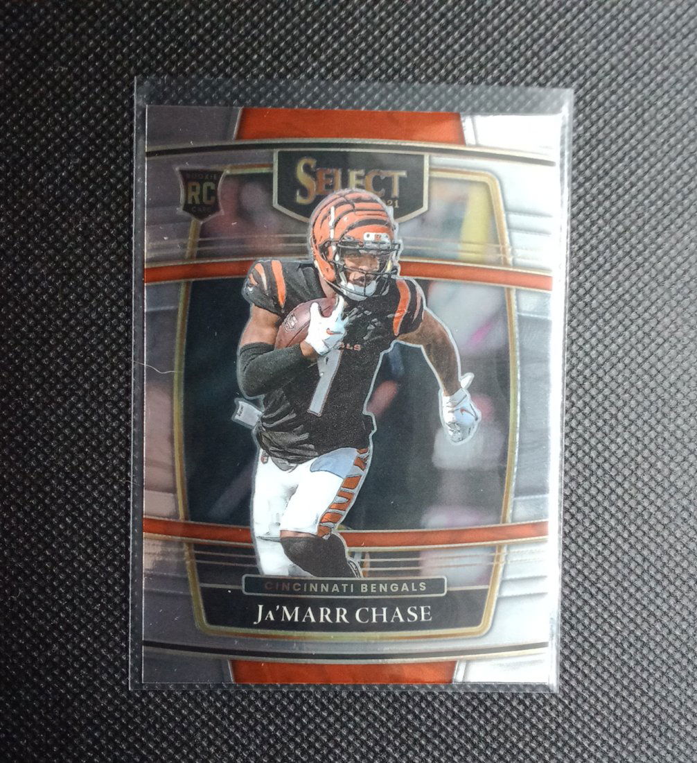 Jamarr Chase Panini Select rookie card (1 of 1)