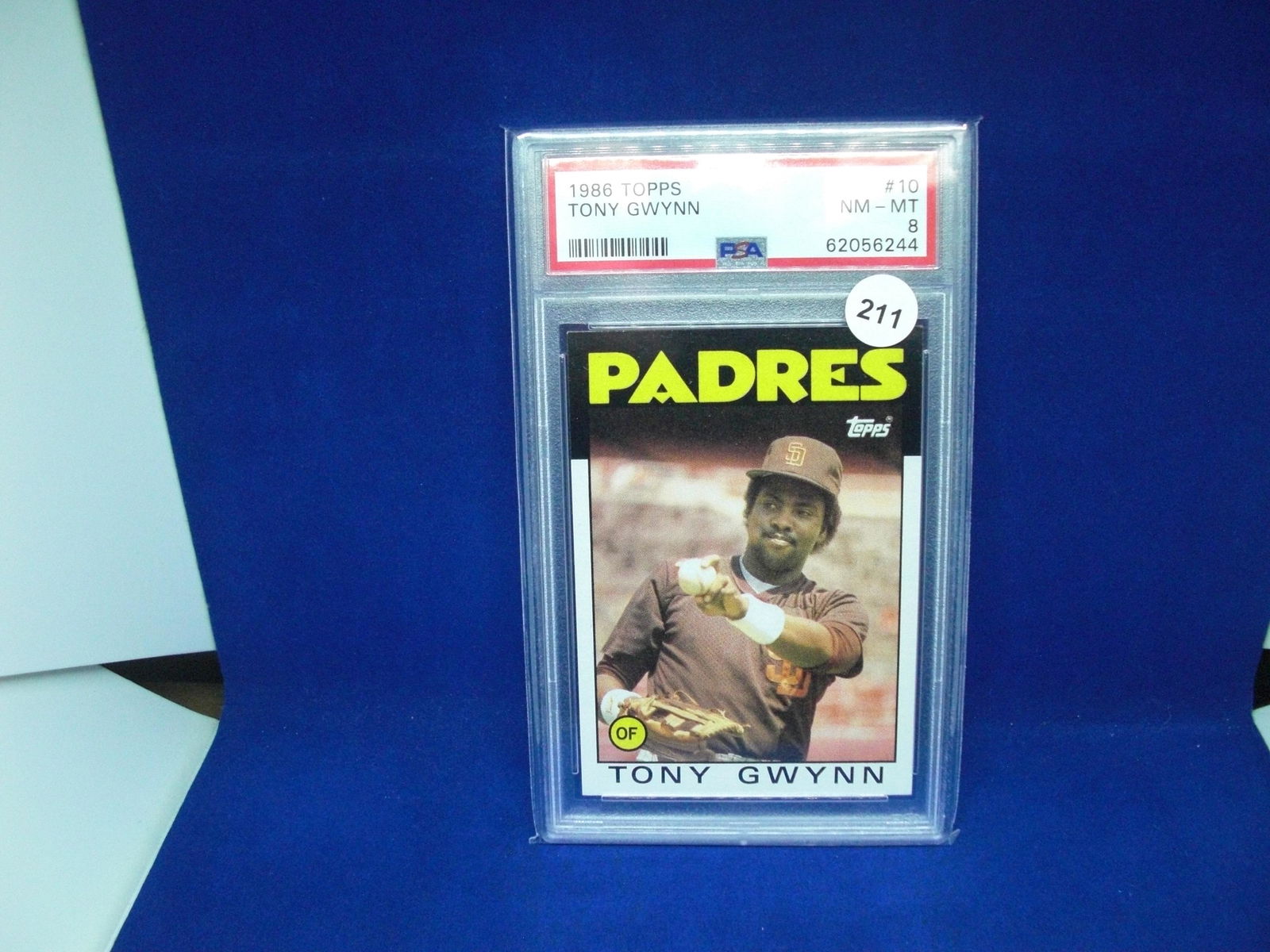 psa graded 1986 tony gwynn mint 8 (1 of 1)