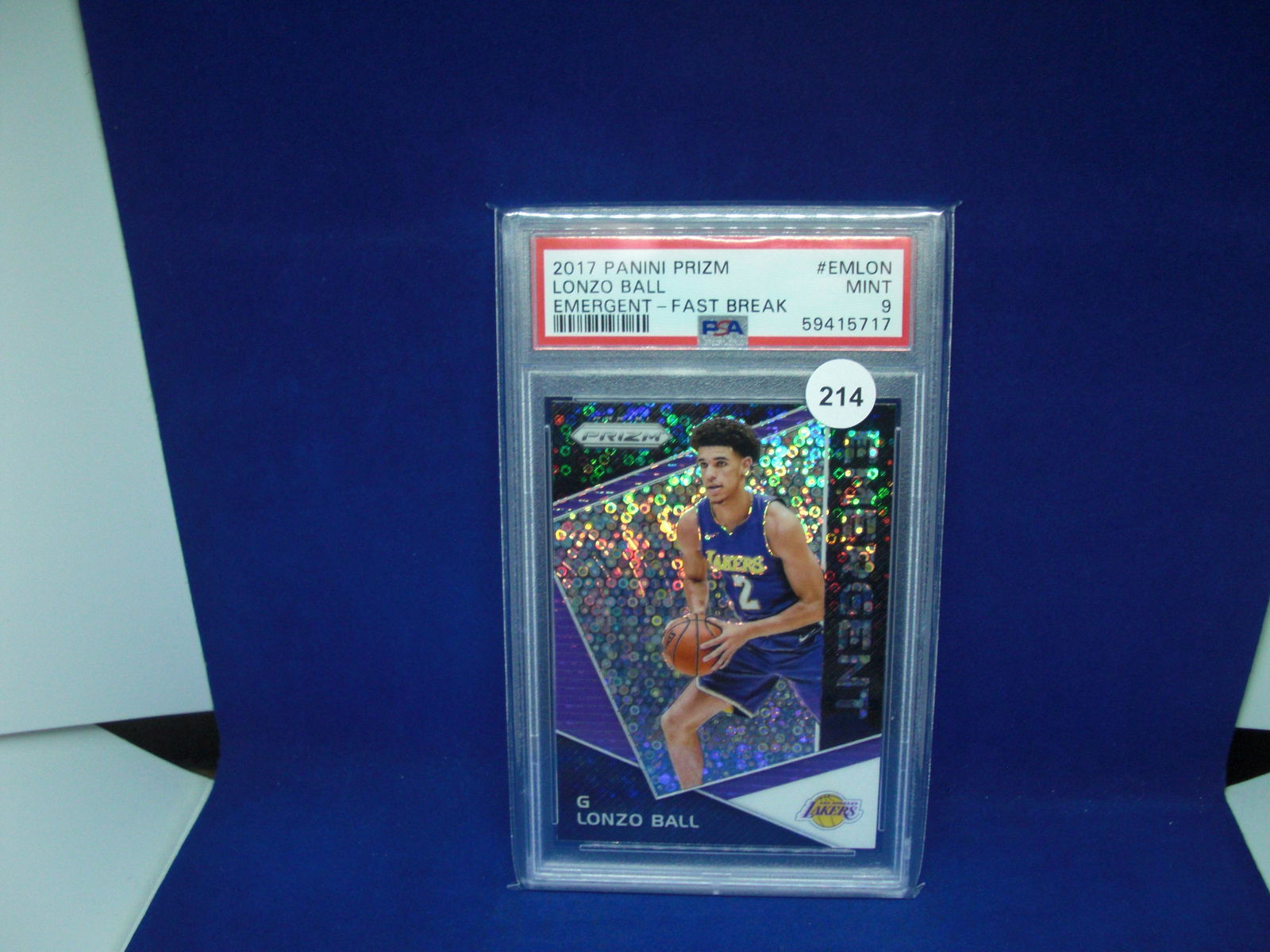 psa graded 2017 lonzo ball mint 9 (1 of 1)