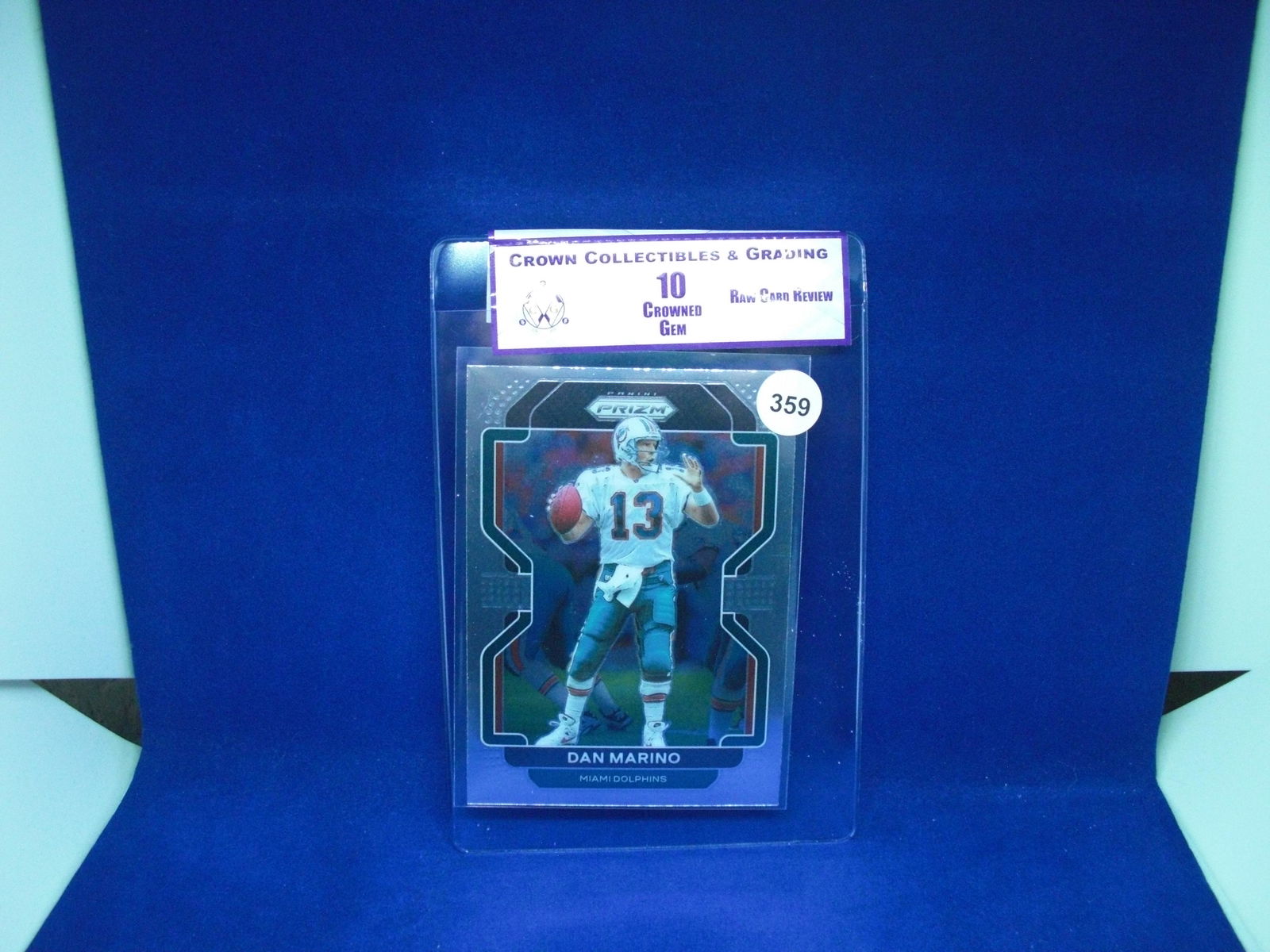 cc&g raw review graded mint 10 dan marino (1 of 1)