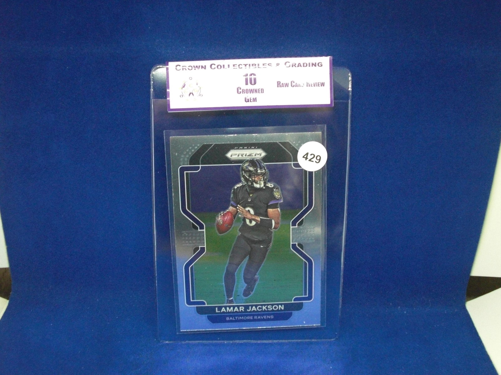 cc&g raw review graded mint 10 lamar jackson (1 of 1)