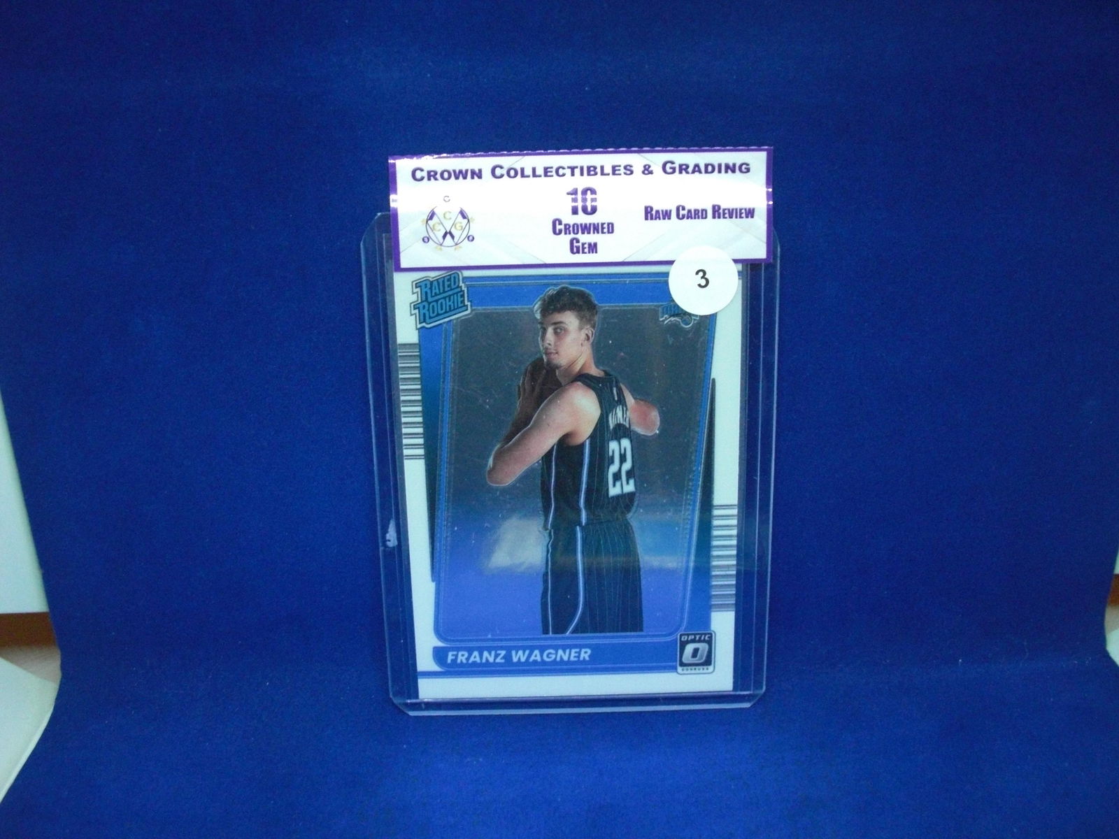 cc&g raw review graded mint 10 franz wagner rated rookie (1 of 1)