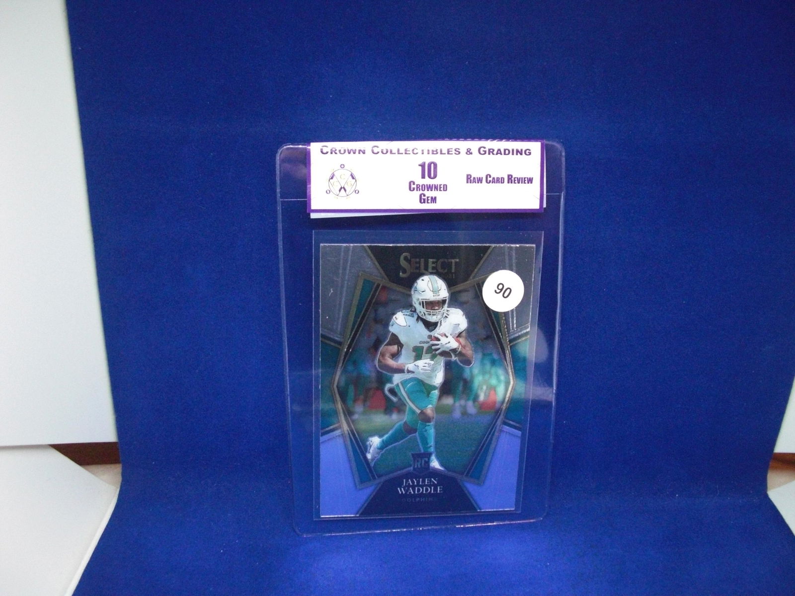 cc&g raw review graded mint 10 jaylen waddle rookie (1 of 1)