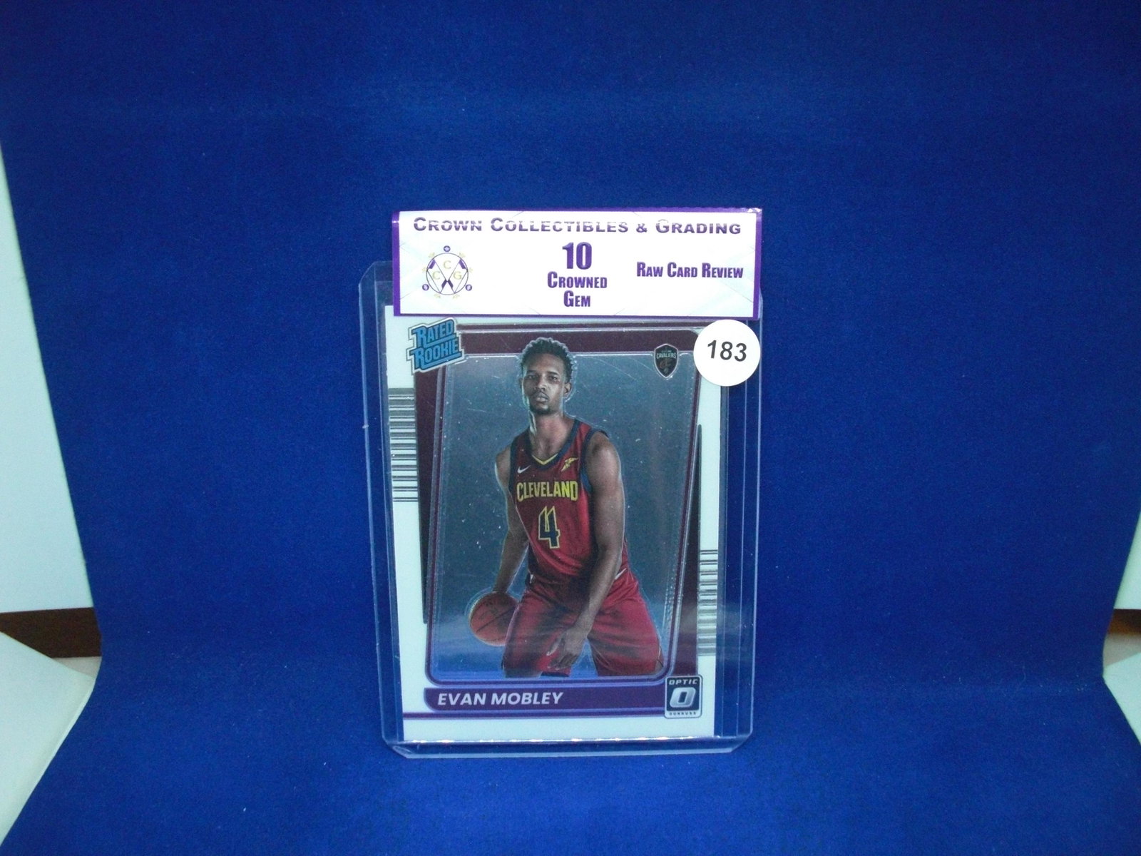 cc&g raw review graded mint 10 evan mobley rated rookie (1 of 1)