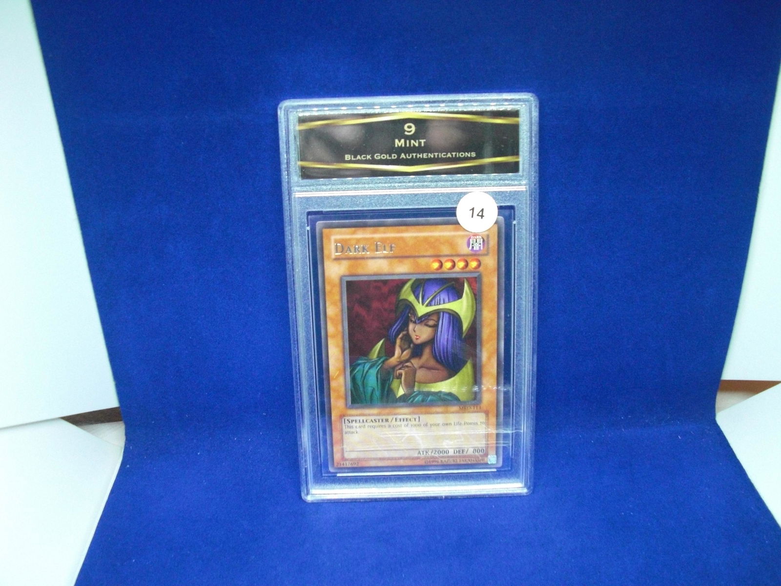 bga graded dark elf mint 9: graded card