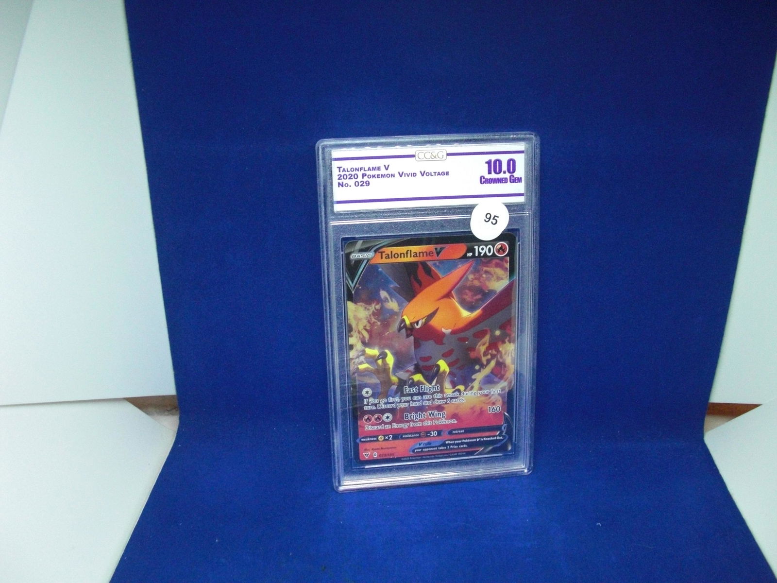 graded cc&g mint 10 talonflame v (1 of 1)