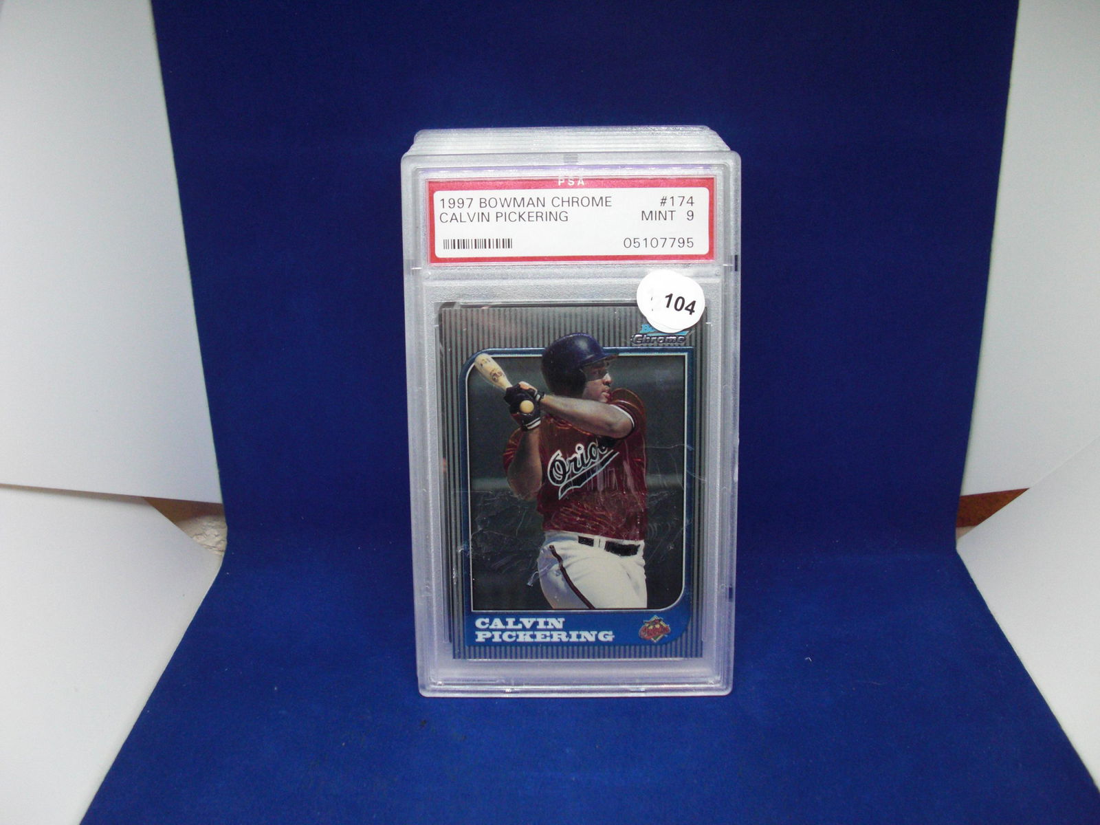 psa graded mint 9 1997 calvin pickering (1 of 1)