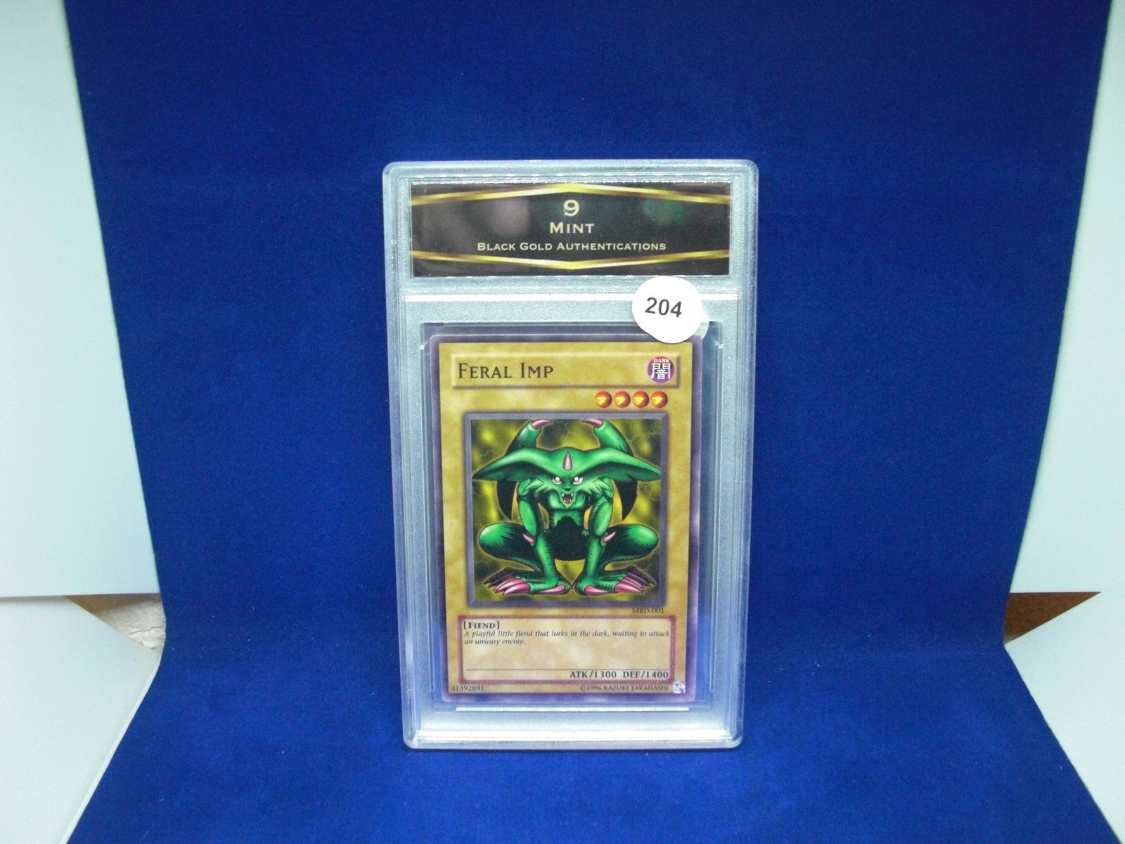 bga graded mint 9 feral imp: graded card